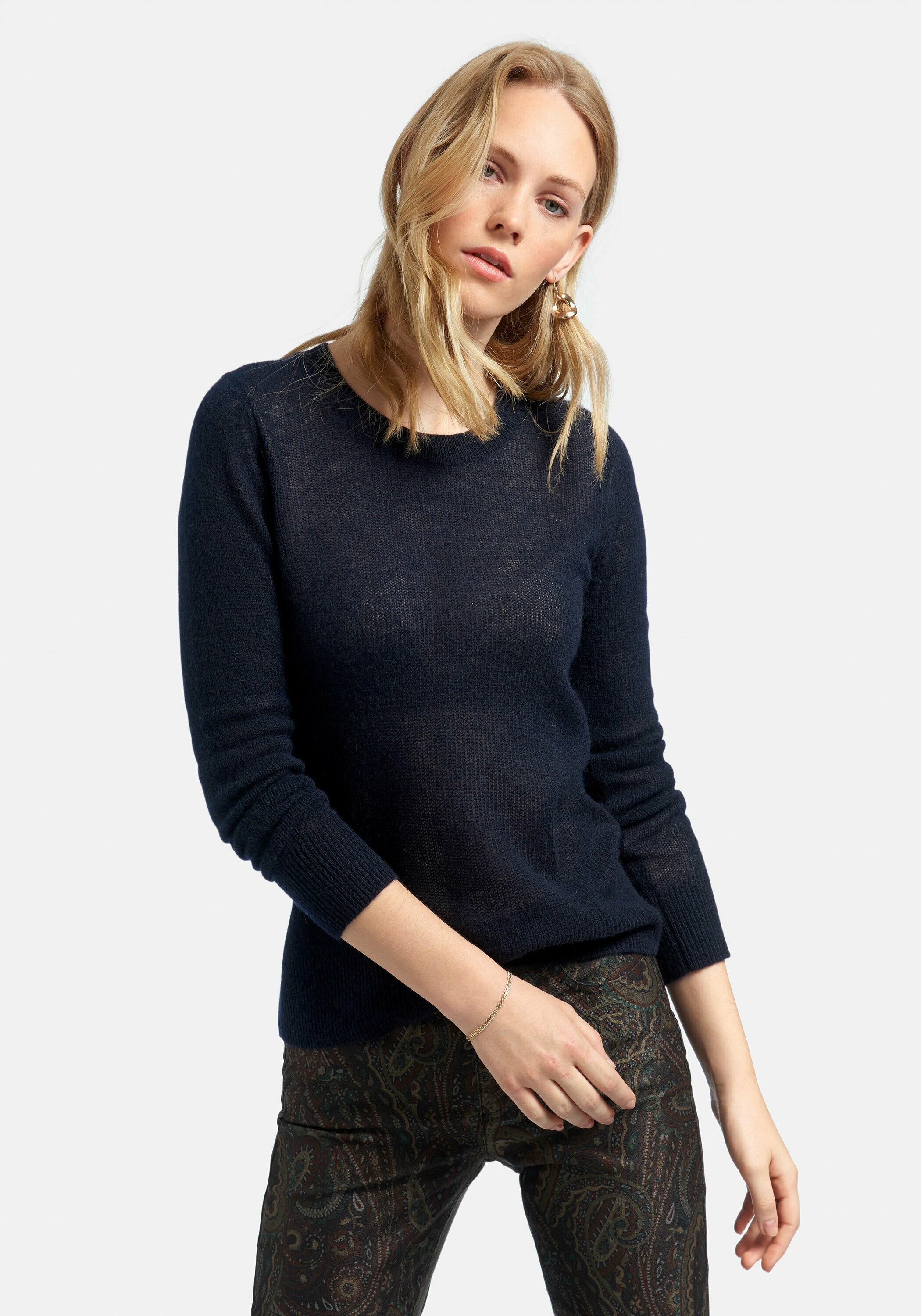 include Strickpullover »Rundhals-Pullover«, .