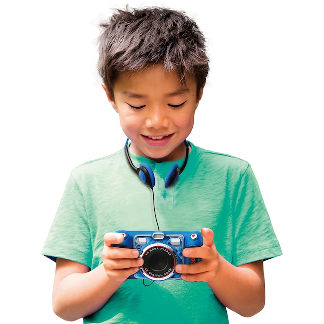 »Kidizoom OTTO bestellen 5 Kopfhörer jetzt MP, blau«, bei inklusive Kinderkamera DX, Vtech® Duo