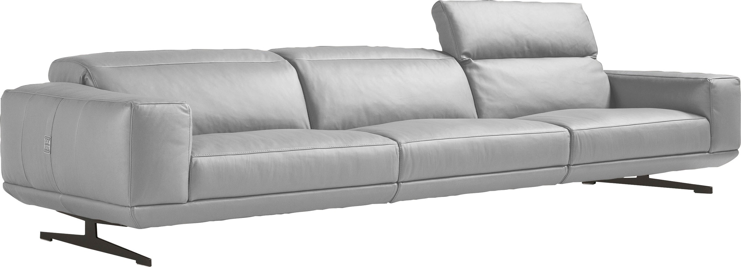 Egoitaliano 3-Sitzer »Gloria, super bequem, hochwertige Verarbeitung, edles Design, Megasofa«, beidseitig verstellbare Rückenelemente, mit Designmetallfüßen
