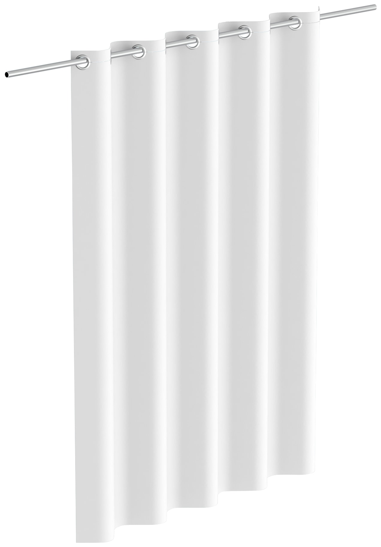 WENKO Duschvorhangstange »Luz«, ausziehbar, ohne bohren, 110 - 185 cm, aus rostfreiem  Edelstahl kaufen bei OTTO