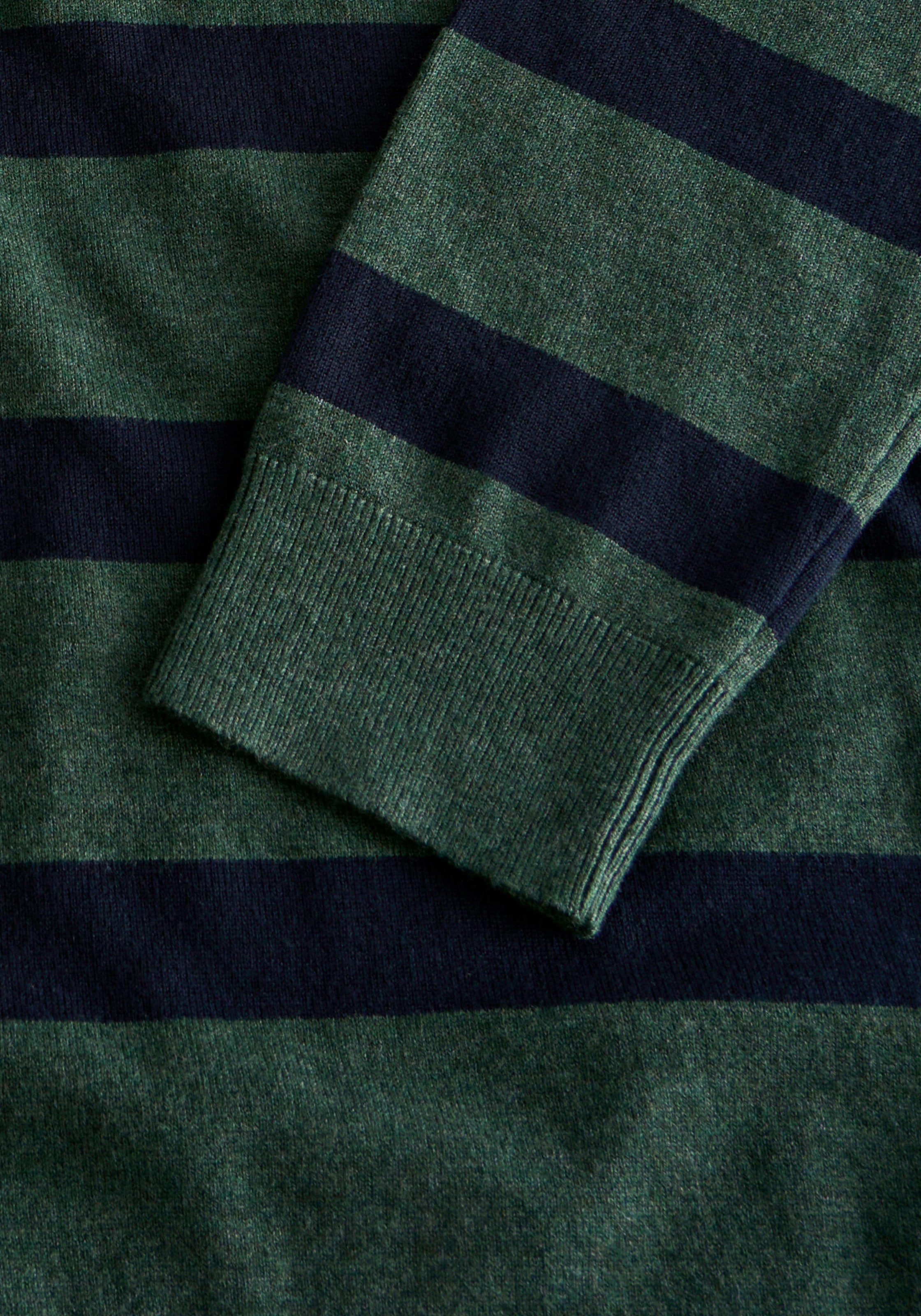 LINDBERGH Polokragenpullover in Streifen-Optik / Viskose