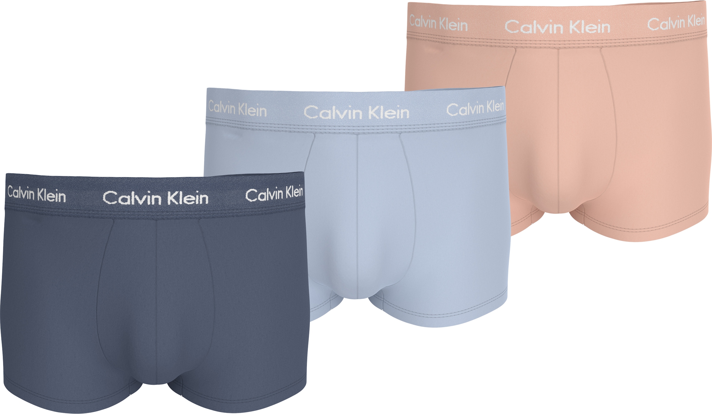 Calvin Klein Underwear Trunk »LOW RISE TRUNK 3PK«, (Packung, 3 St., 3er-Pack), mit Logoschriftzügen