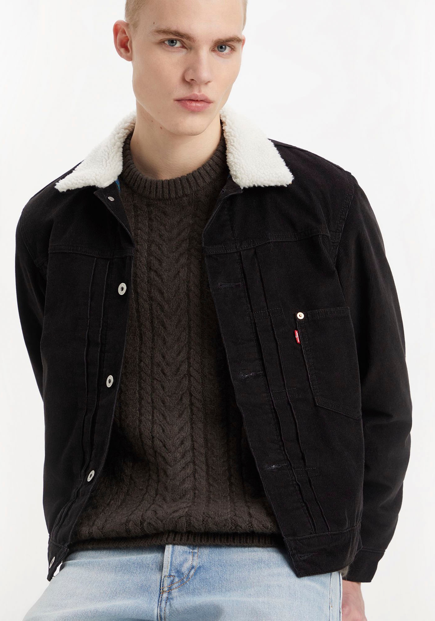 Levi's® Cordjacke »LINED TYPE I TRUCKER«, ohne Kapuze