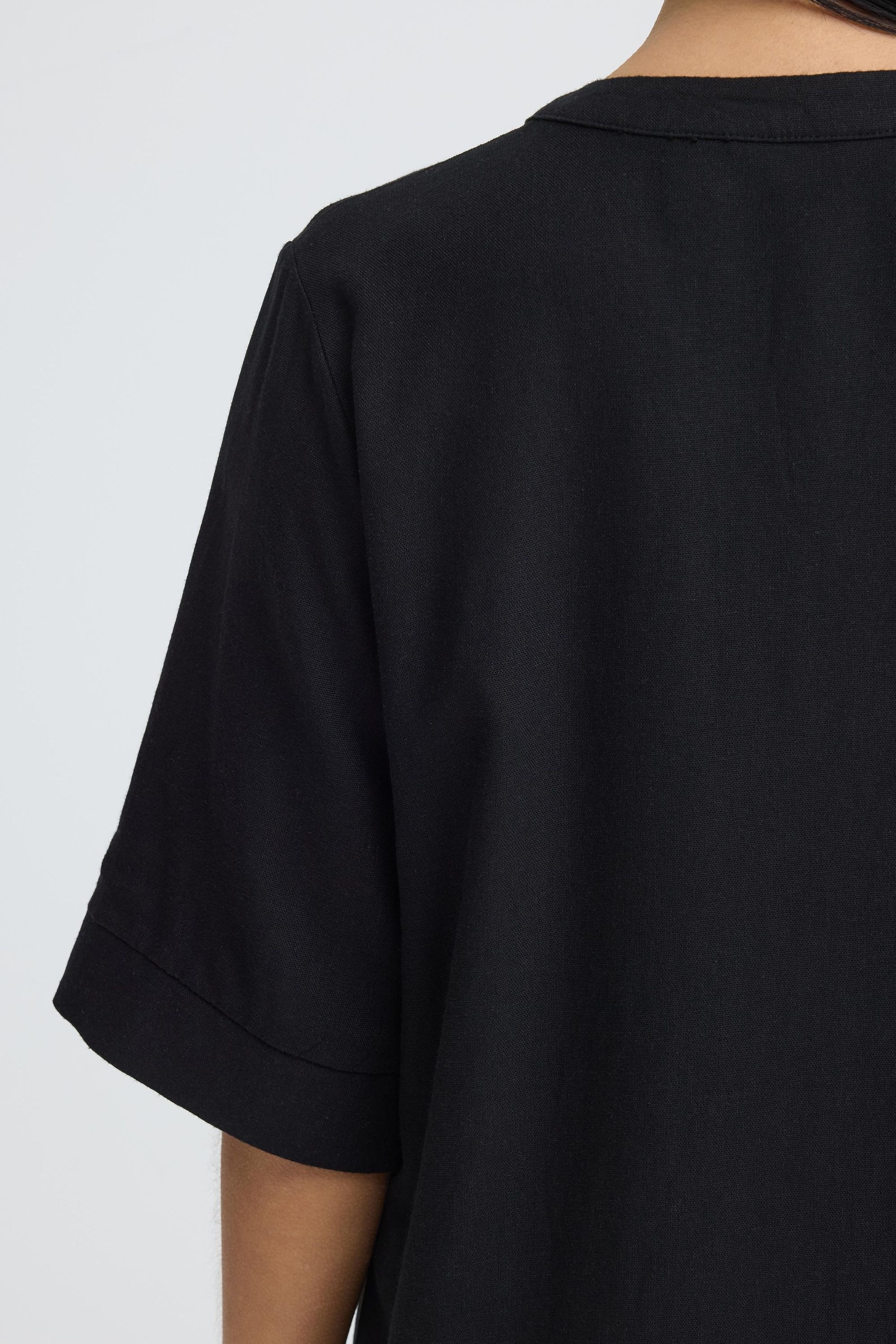 OXMO Minikleid »Minikleid OXNInna Linen Mix«