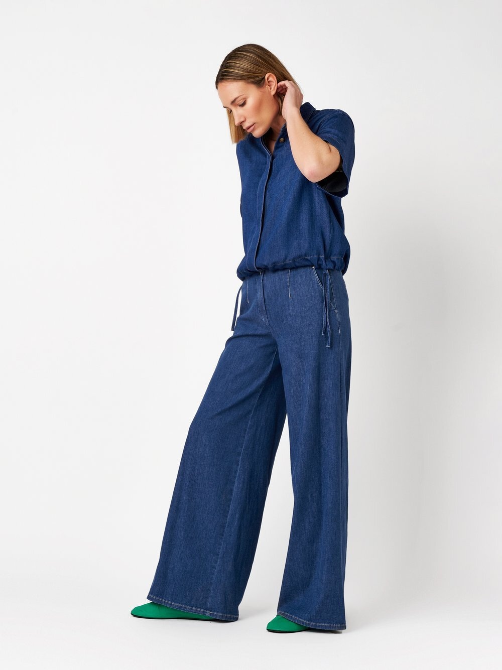 TONI Loose-fit-Jeans »Jenny Palazzo« aus fließendem Denim