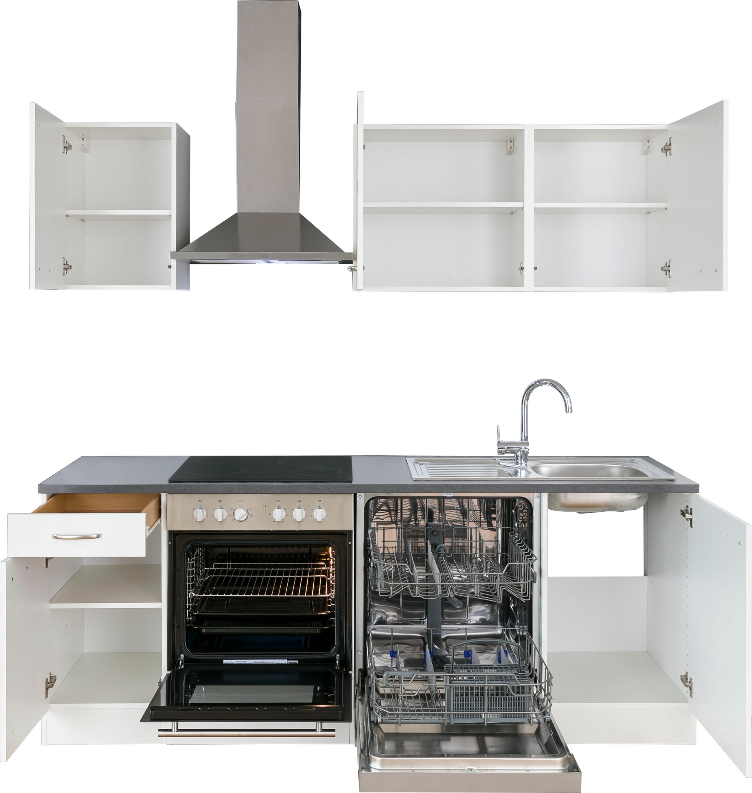OPTIFIT Küchenzeile »Parare«, ohne E-Geräte, Breite 210 cm im OTTO Online  Shop | Hängeschränke
