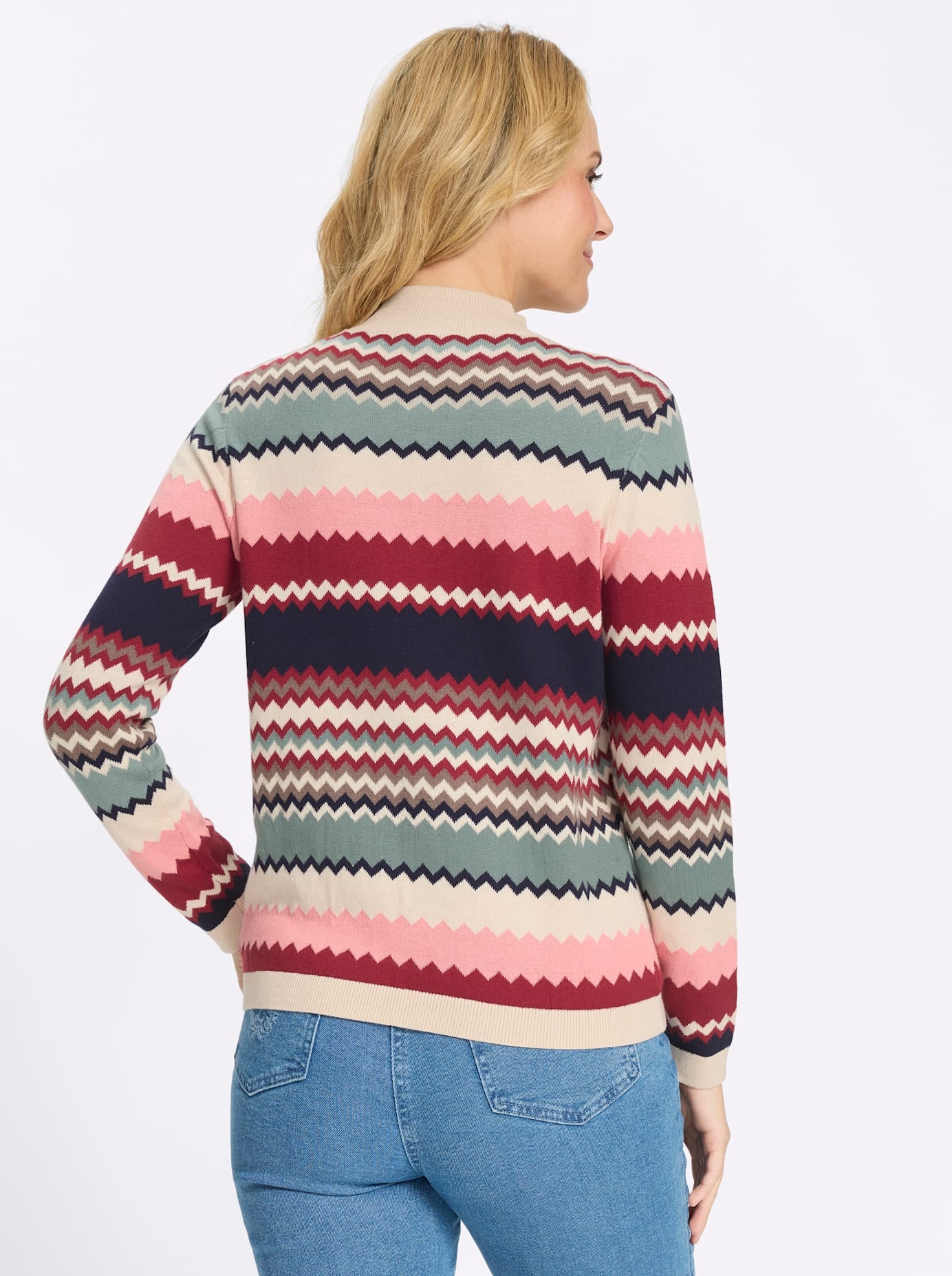 Classic Basics Jacquardpullover »Stehkragen-Pullover«