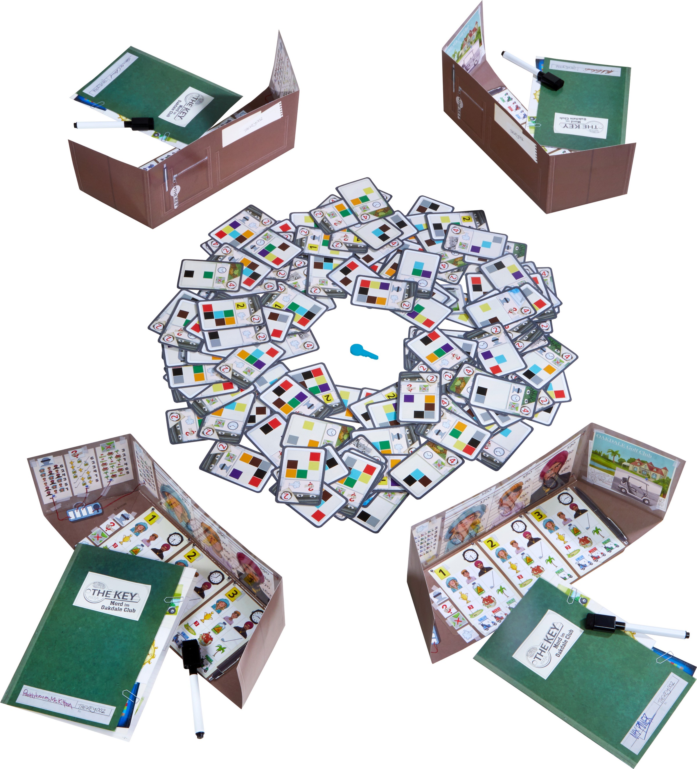 Haba Spiel »The Key Mord im Oakdale Club«, Made in Germany