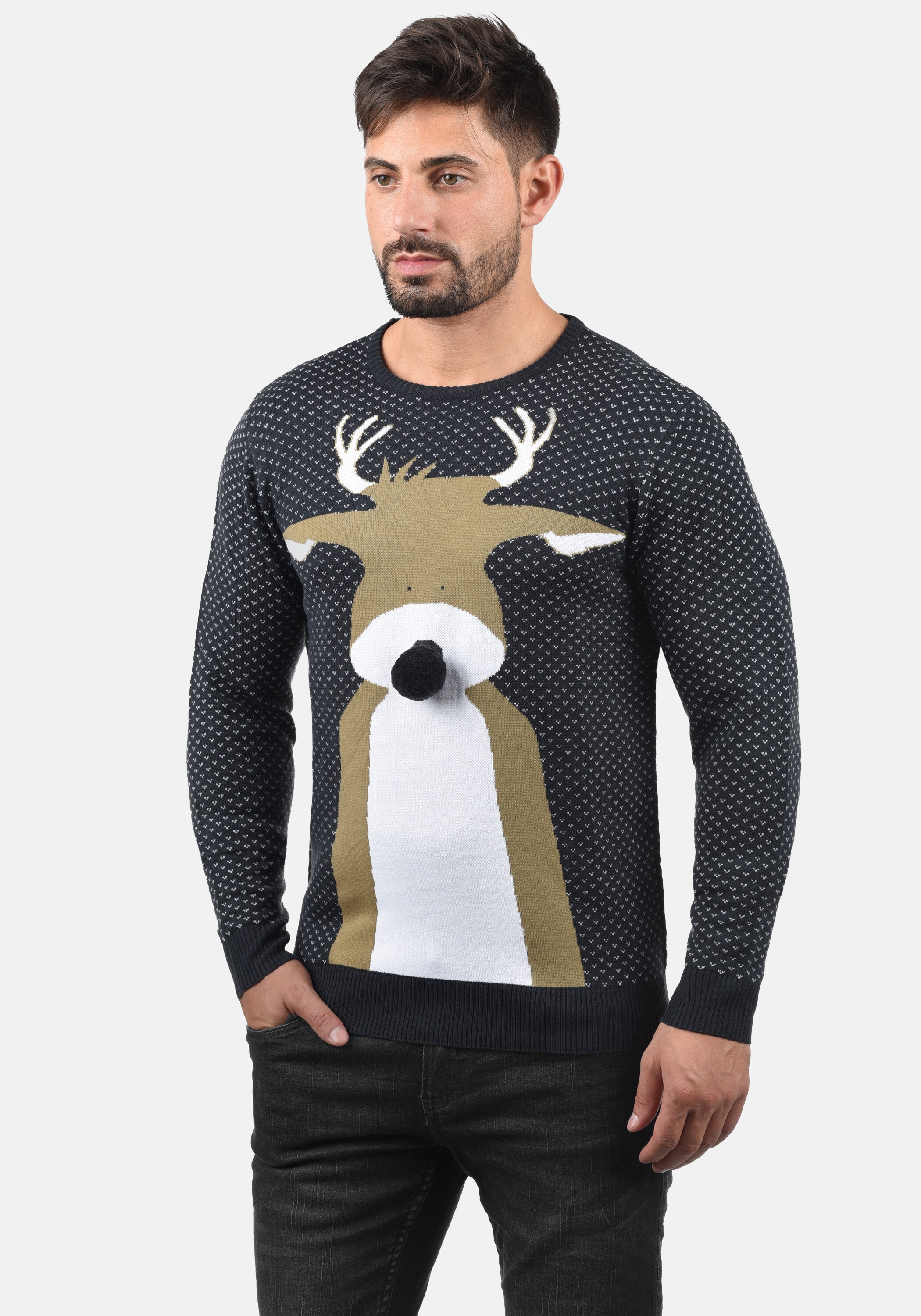 Blend Strickfleece-Pullover »Strickpullover BHRudolph«