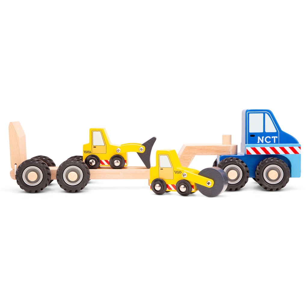 New Classic Toys® Spielzeug-Transporter »Holzspielzeug, First Driver - Autostransporter«, (Set)