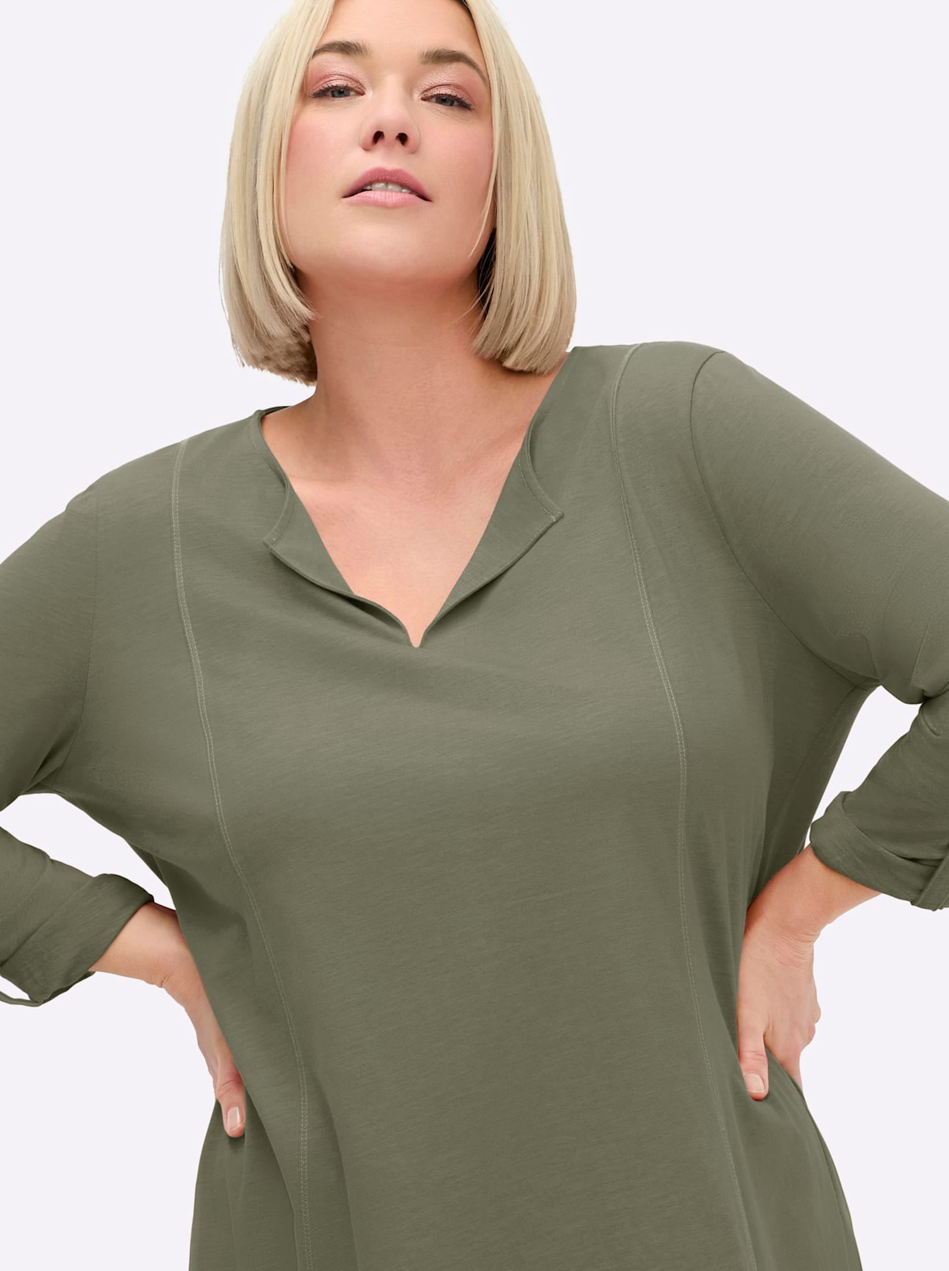 Sheego Longshirt »Longshirt«, (1 tlg.)