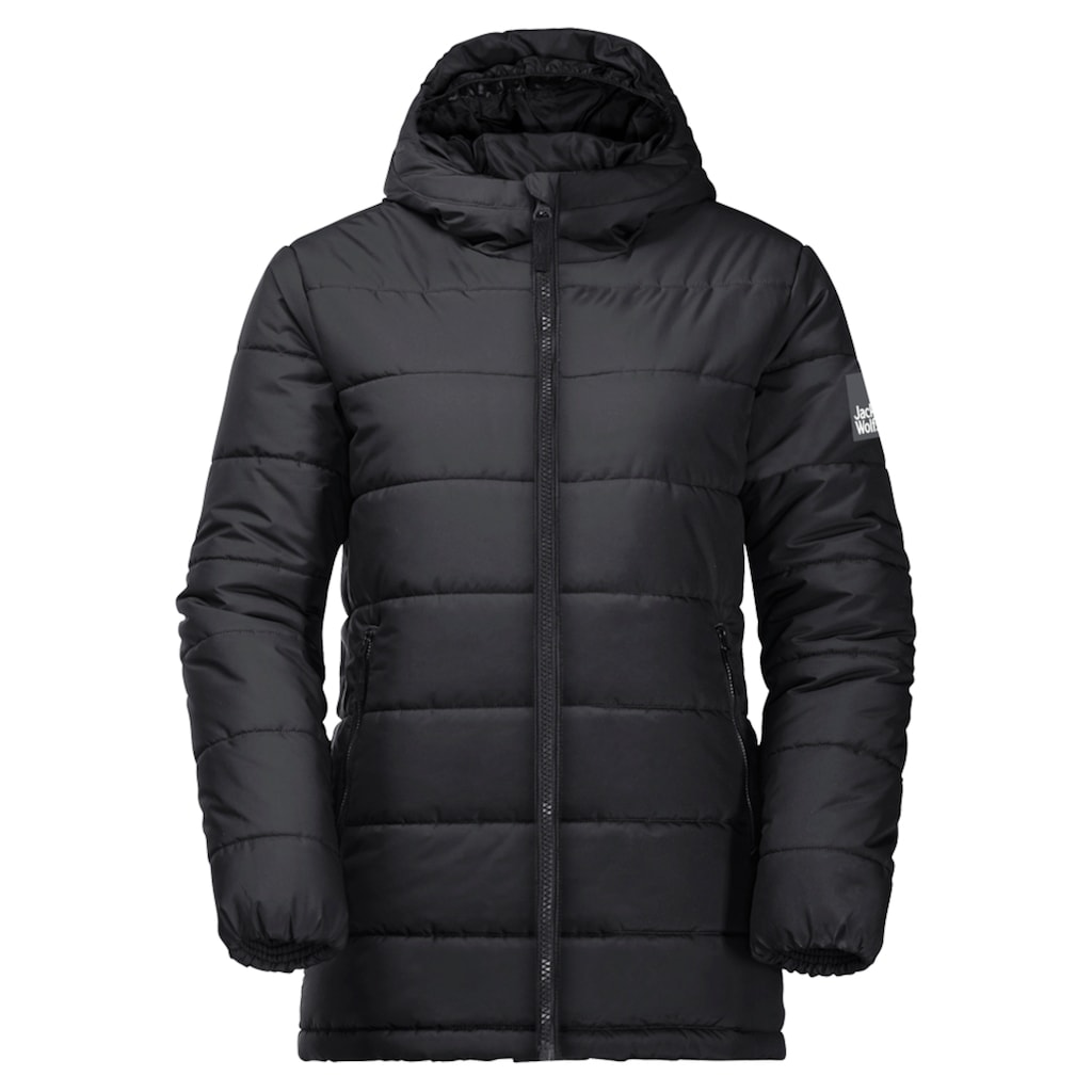 Jack Wolfskin Winterjacke »SPIRIT INS LONG JACKET Y«, mit Kapuze