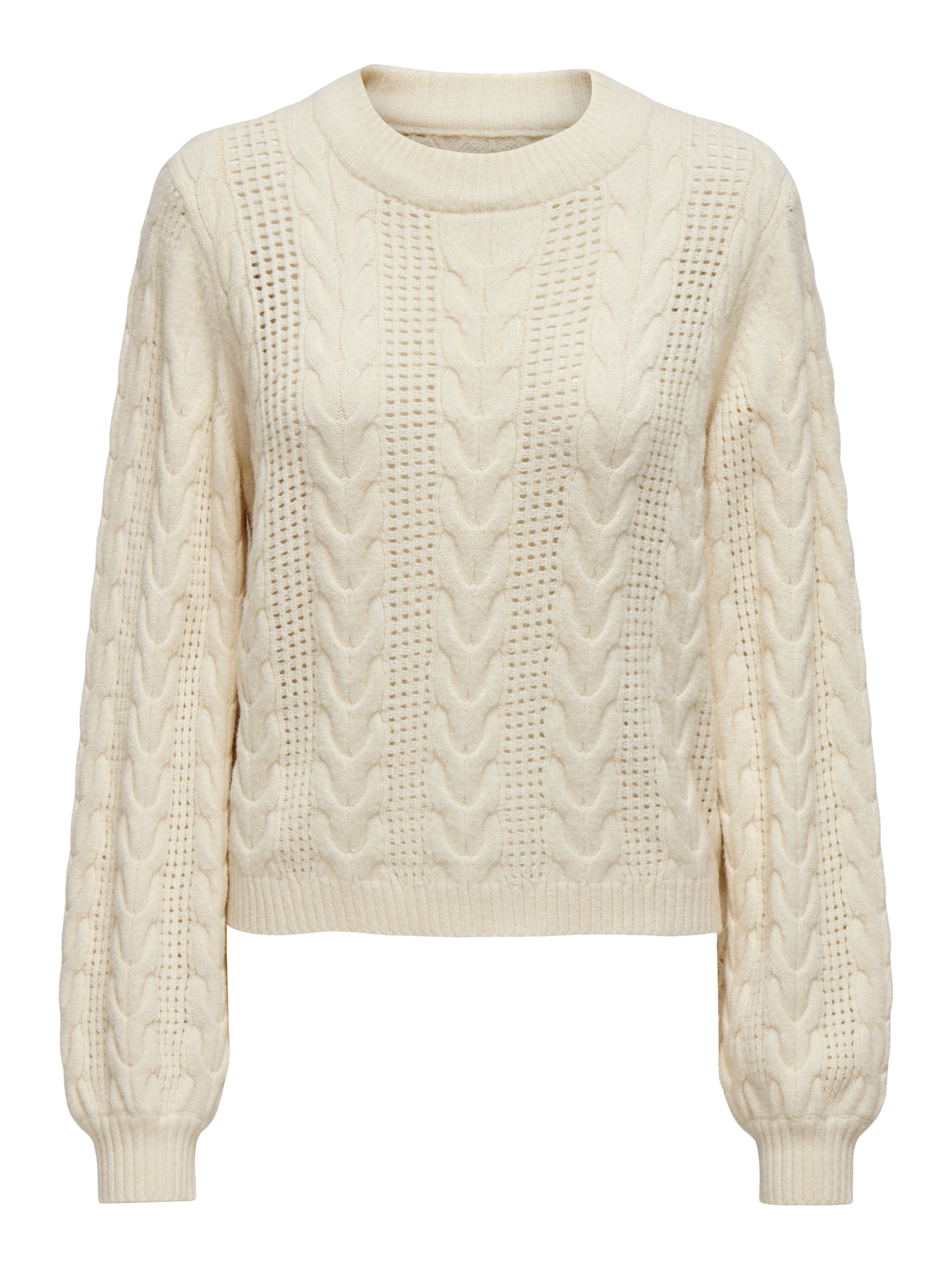 ONLY CARMAKOMA Strickpullover »CARRUBINA LS CABLE O-NECK KNT NOOS«