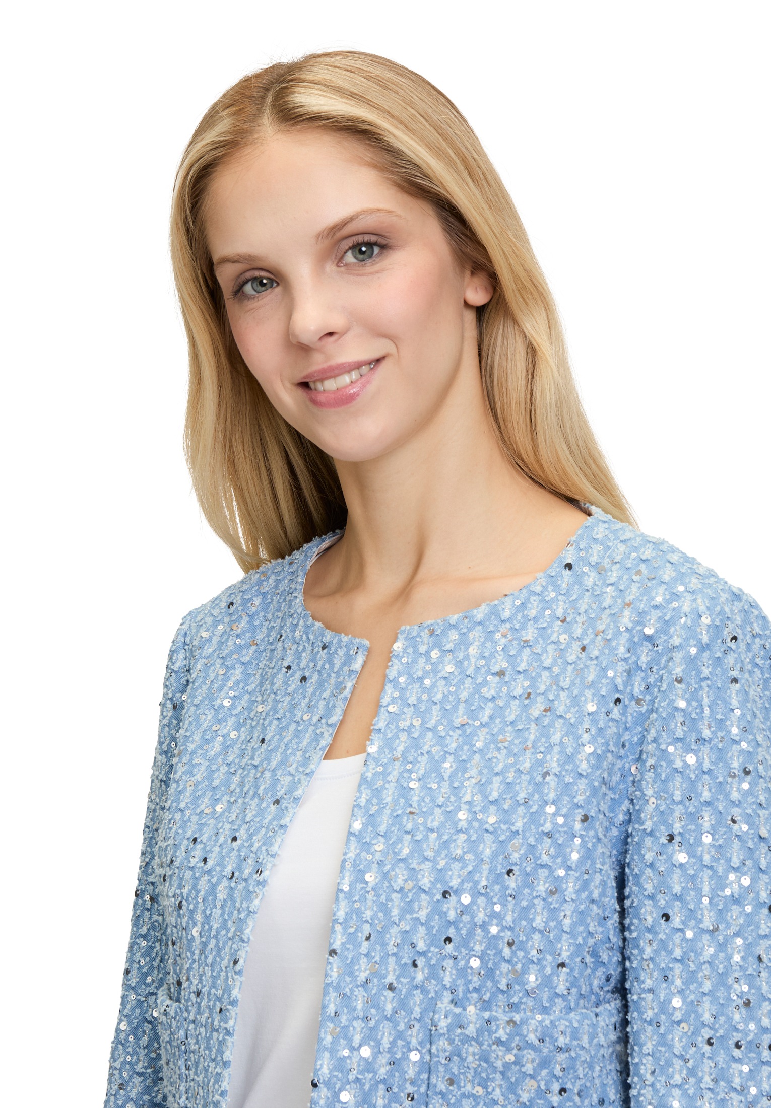 Cartoon Jackenblazer »Blazer-Jacke mit Pailletten«