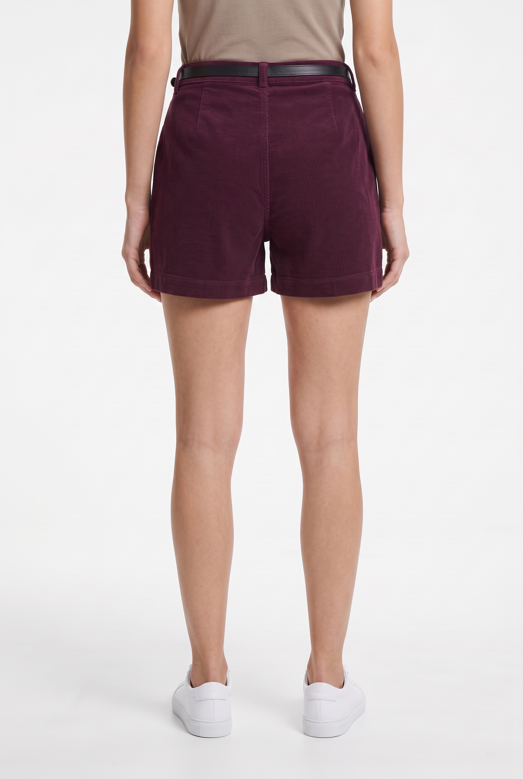 ONLY Shorts »ONLZEVA HW BELT CORD SHORTS CC PNT«  Baumwollmischung, Cord, regular fit, high waist