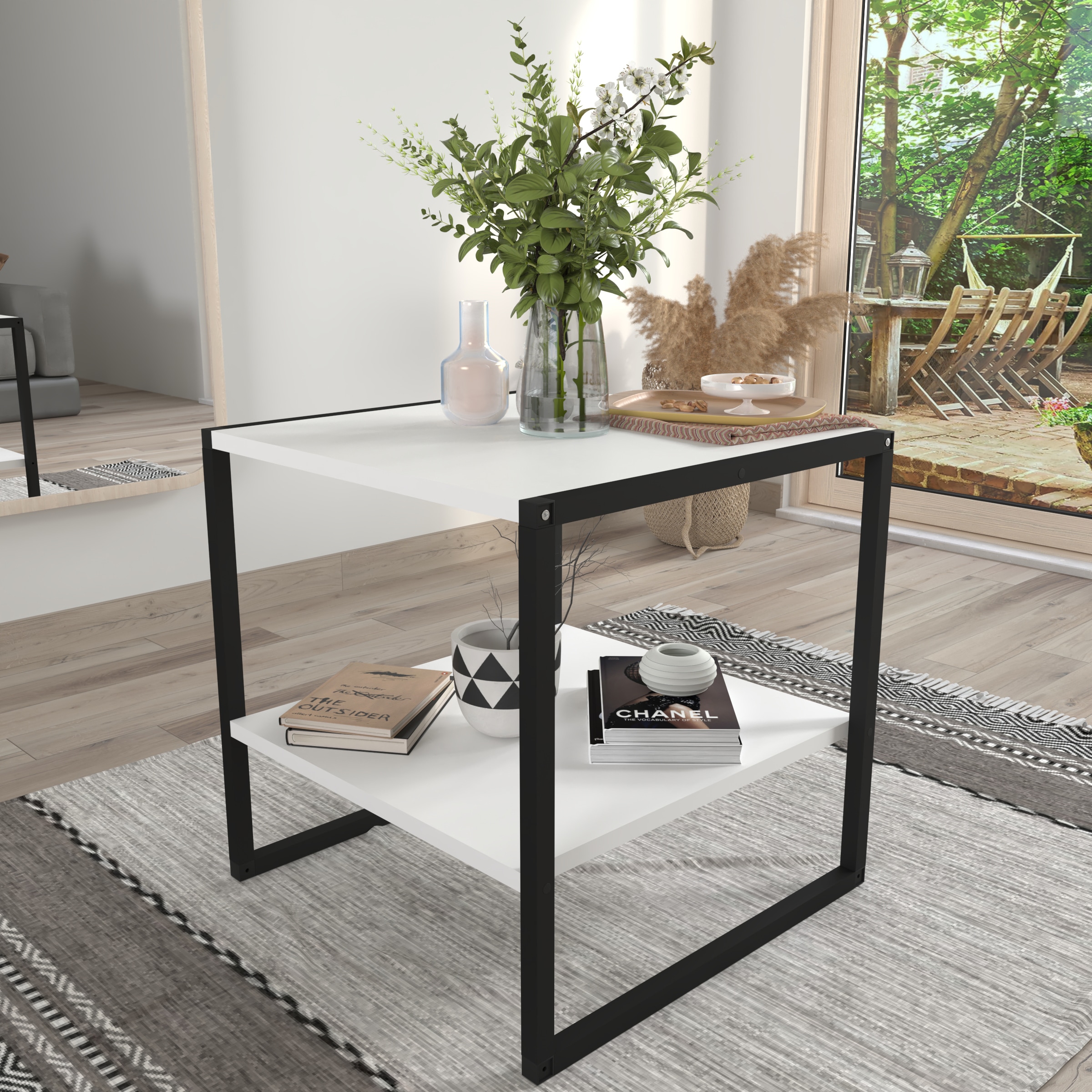 VCM Beistelltisch »Quadratischer Sofatisch Couchtisch Insasi M«