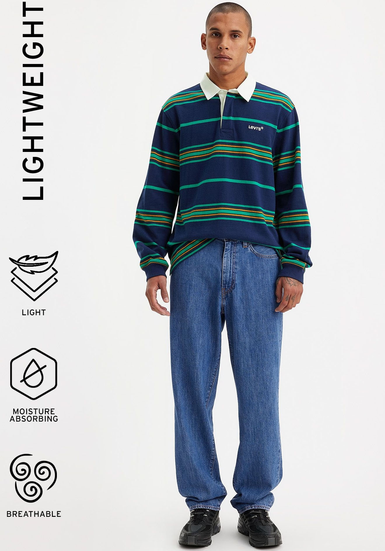 Levi's® Loose-fit-Jeans »568 STAY LOOSE«, mit Leinenanteil