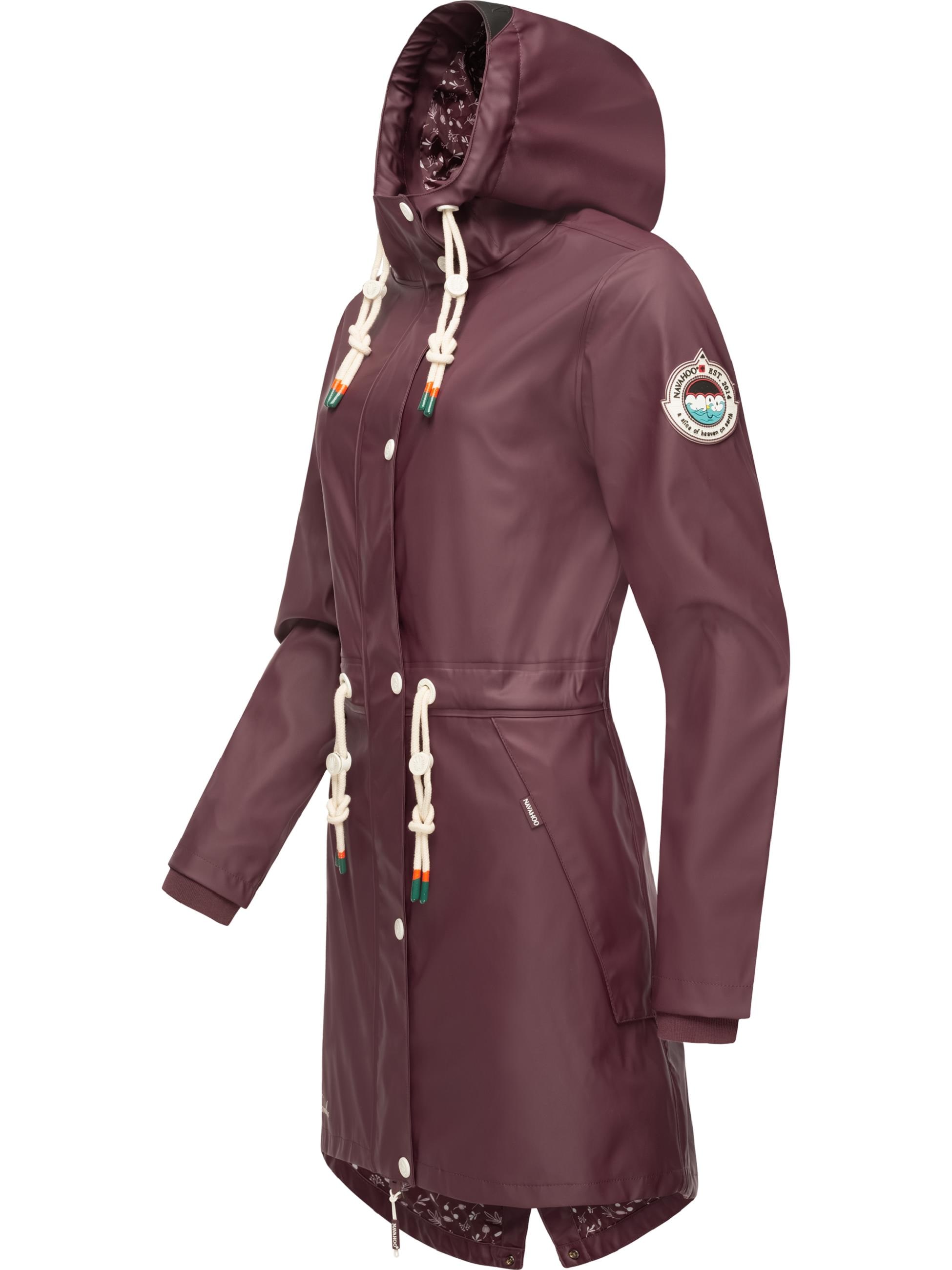 Navahoo Regenjacke »Regenjacke Tropical Storm OO«, mit Kapuze, Wasserdichter Damen Outdoor Regenmantel