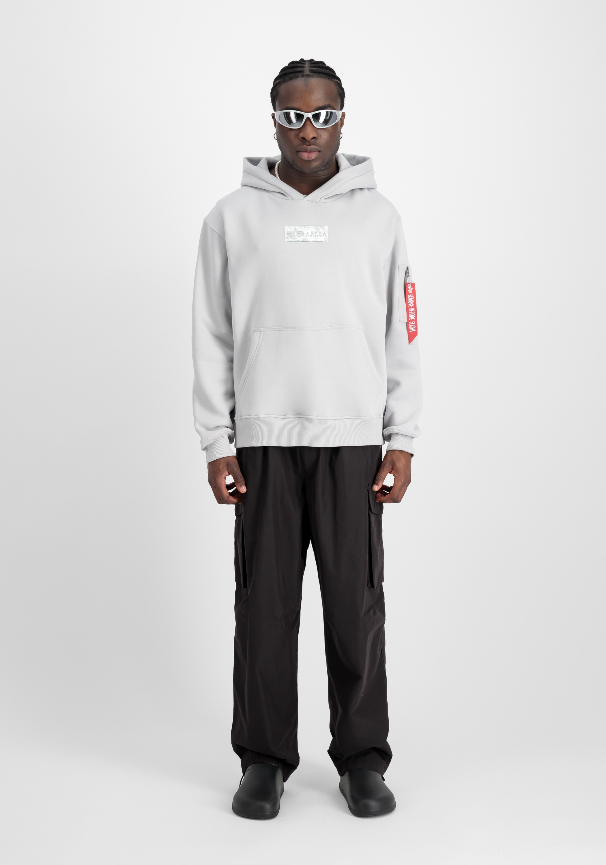 Alpha Industries Hoodie »Alpha Industries Men - Hoodies Metal Plate Hoodie«