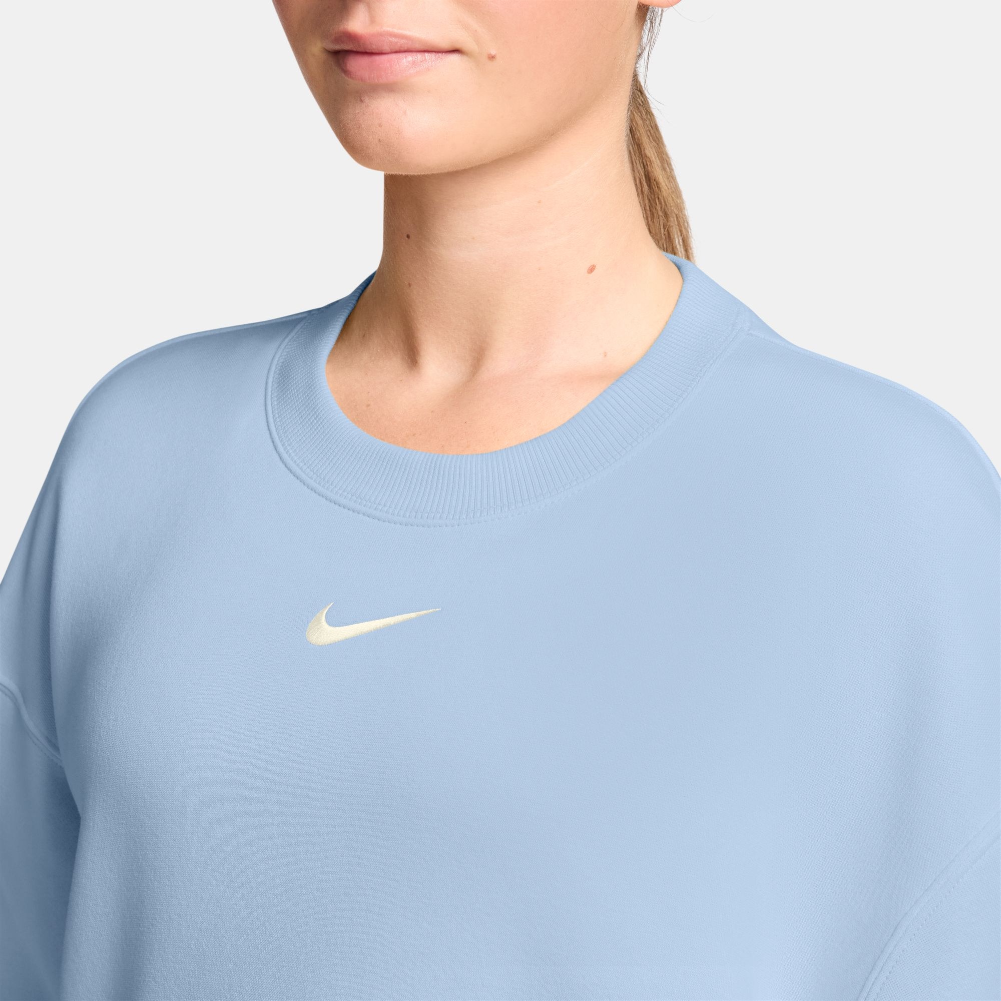 Nike Sportswear Sweatshirt »W NSW PHNX FLC OS LONG CREW«, Oversize Passform, aus Baumwolle und Polyester, für Erwachsene
