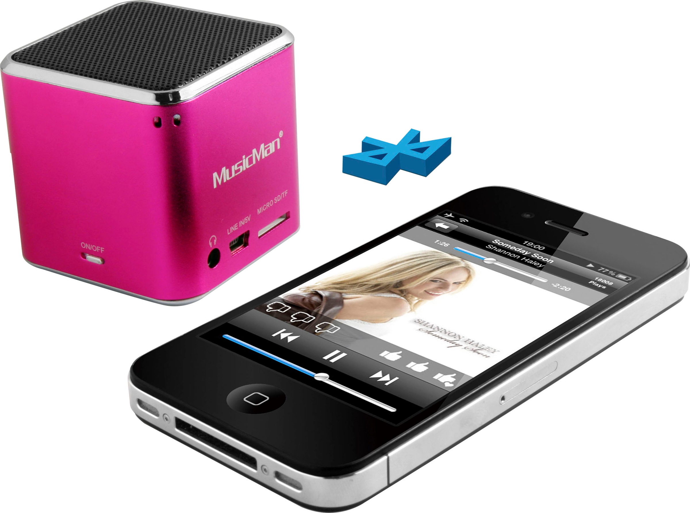 Technaxx Lautsprechersystem »BT-X2«, Mini Musicman Wireless Soundstation