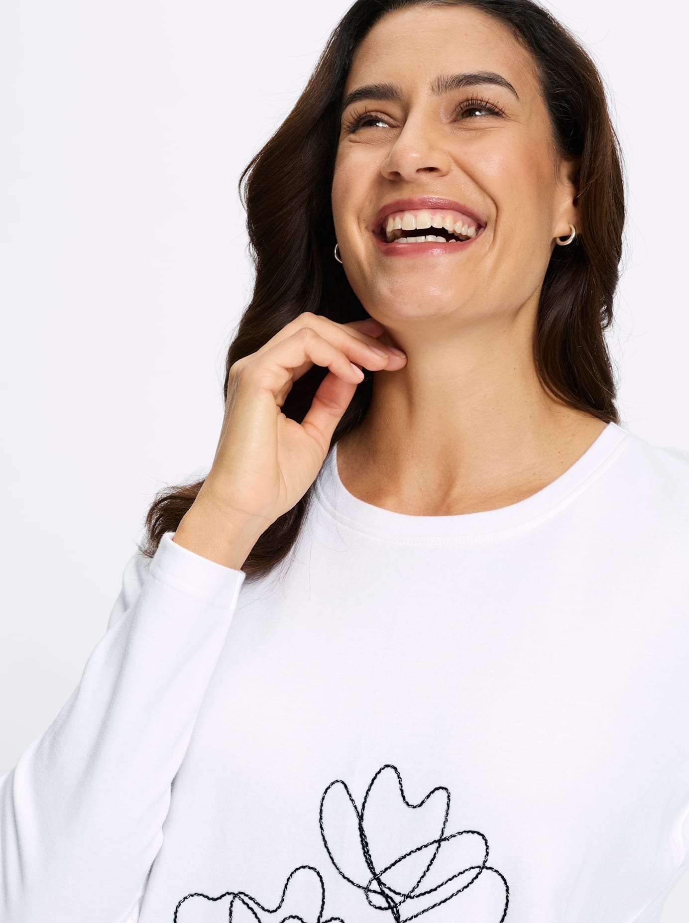 Inspirationen Langarmshirt »Rundhals-Shirt« 1