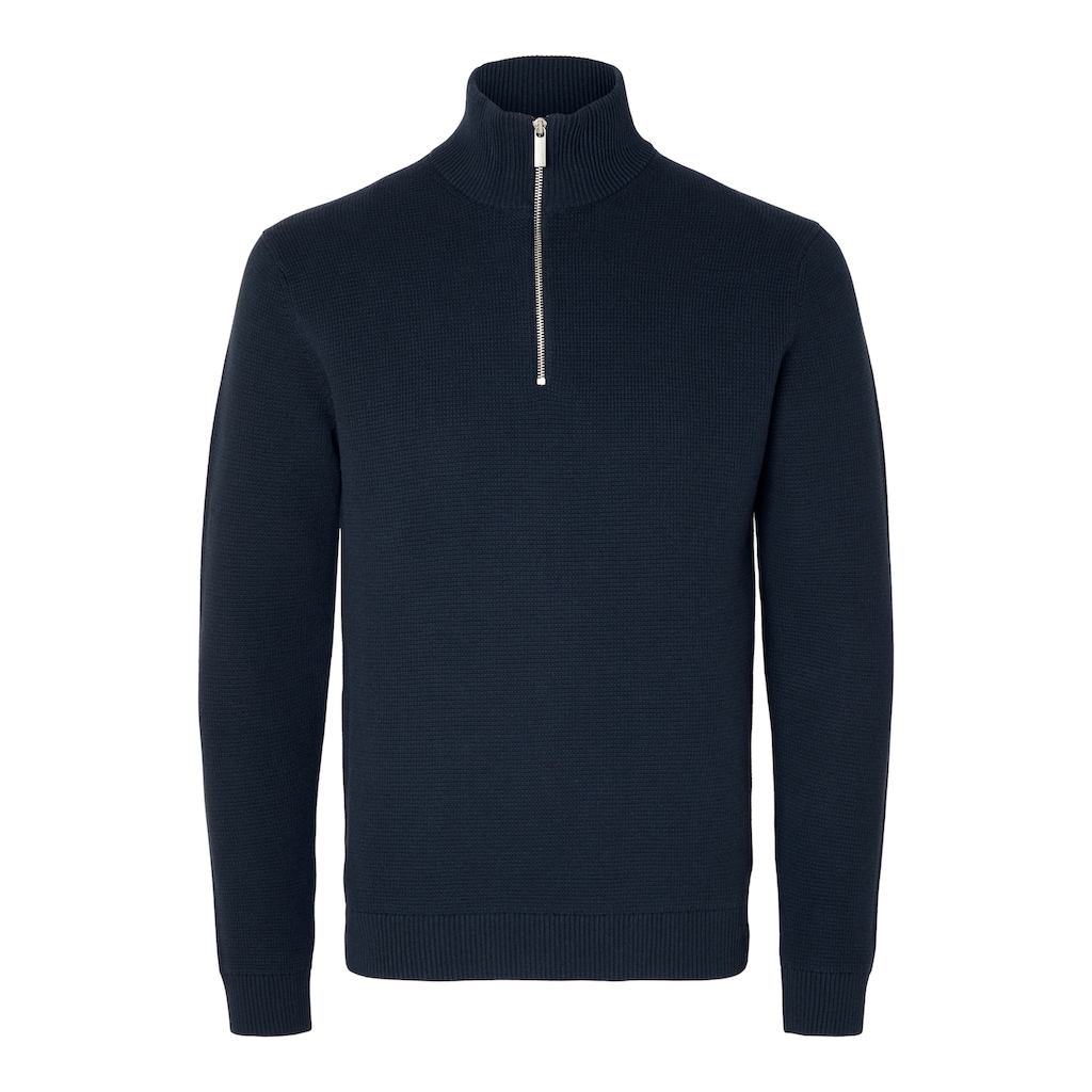 SELECTED HOMME Troyer »SLHDANE LS KNIT STRUCTURE HALF ZIP NOOS«
