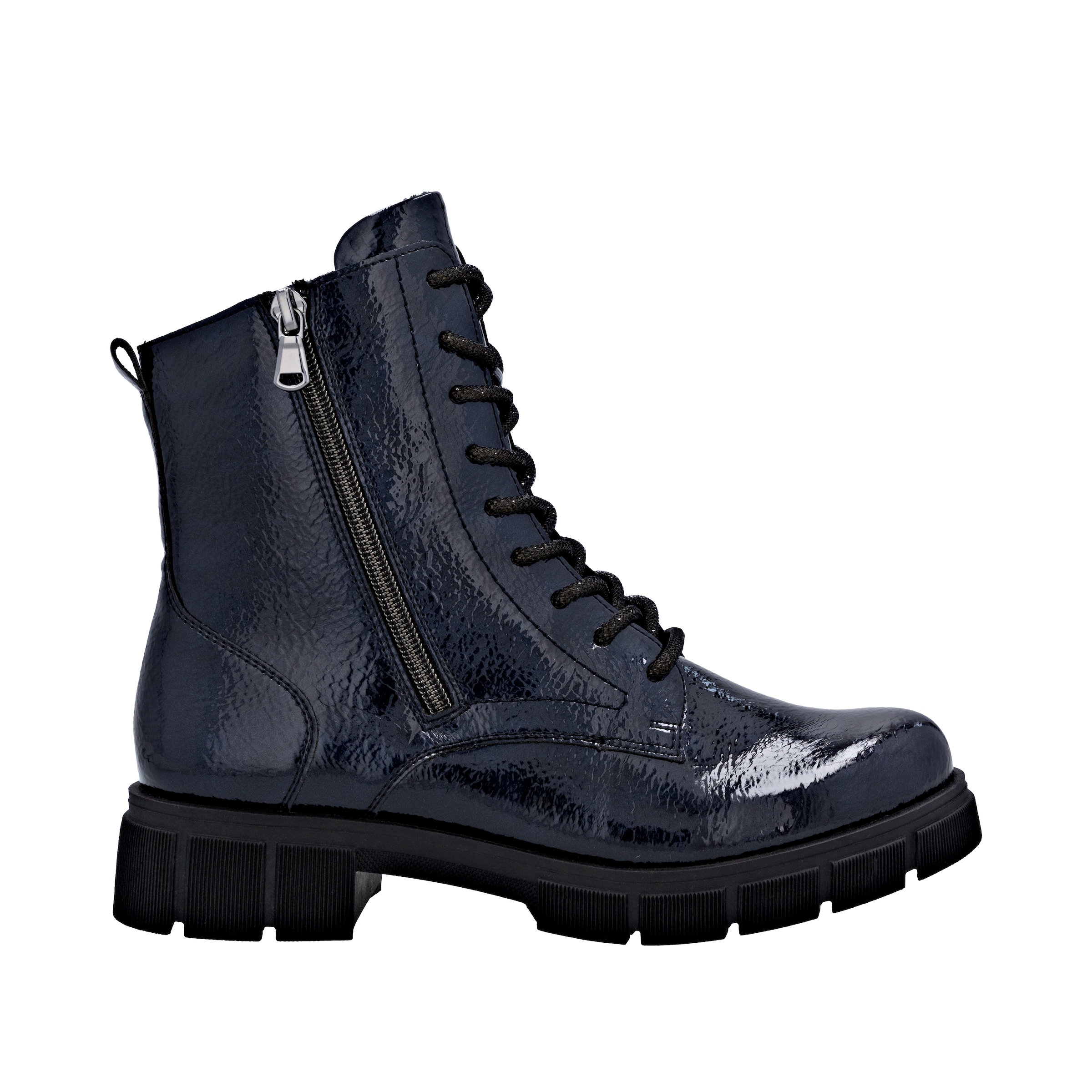 Remonte Schnürstiefelette  Schnürboots, Stiefelette, Profilsohle, mit Glitzer-Schnürsenkel