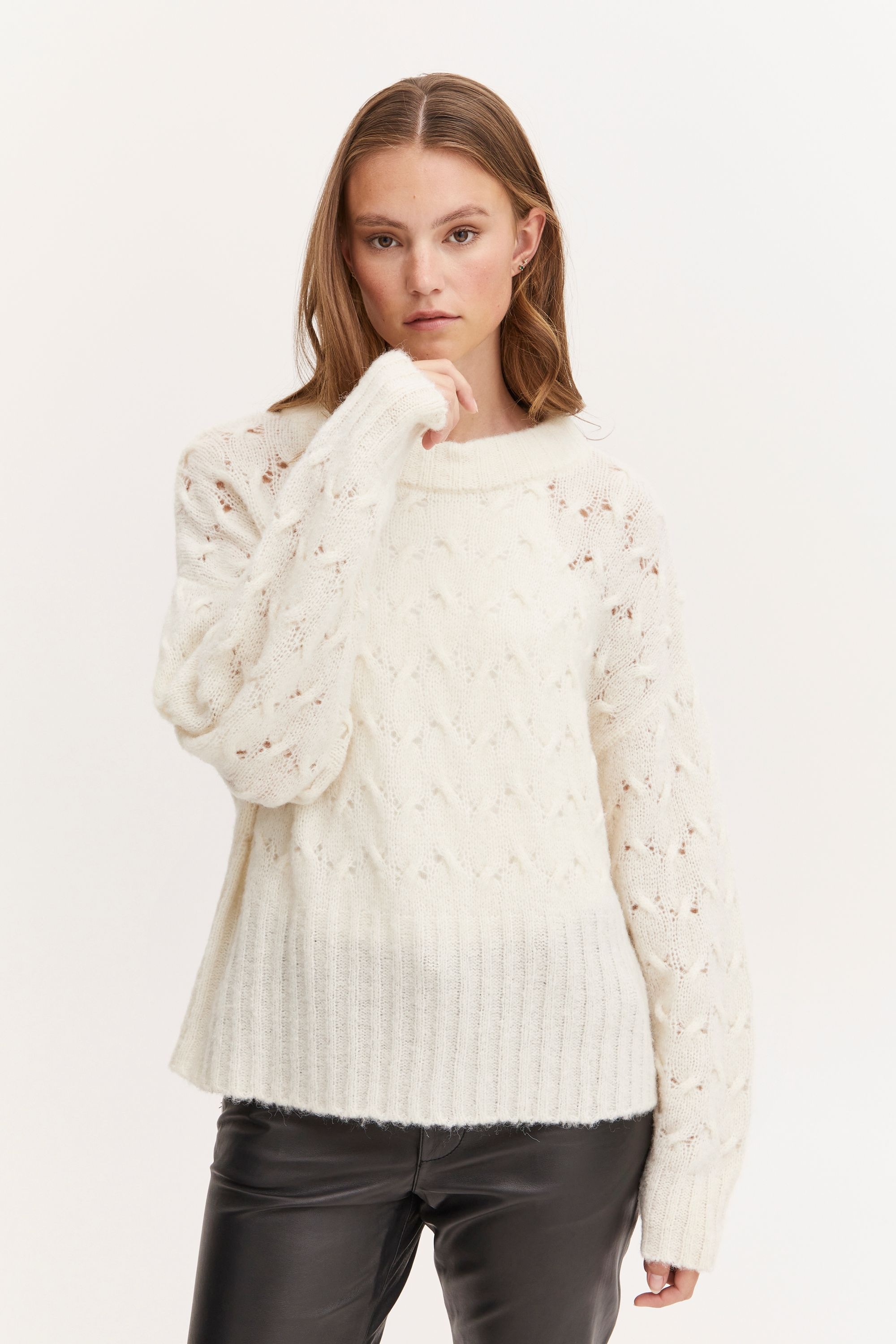 Pulz Jeans Strickfleece-Pullover »Strickpullover PZAstrid«