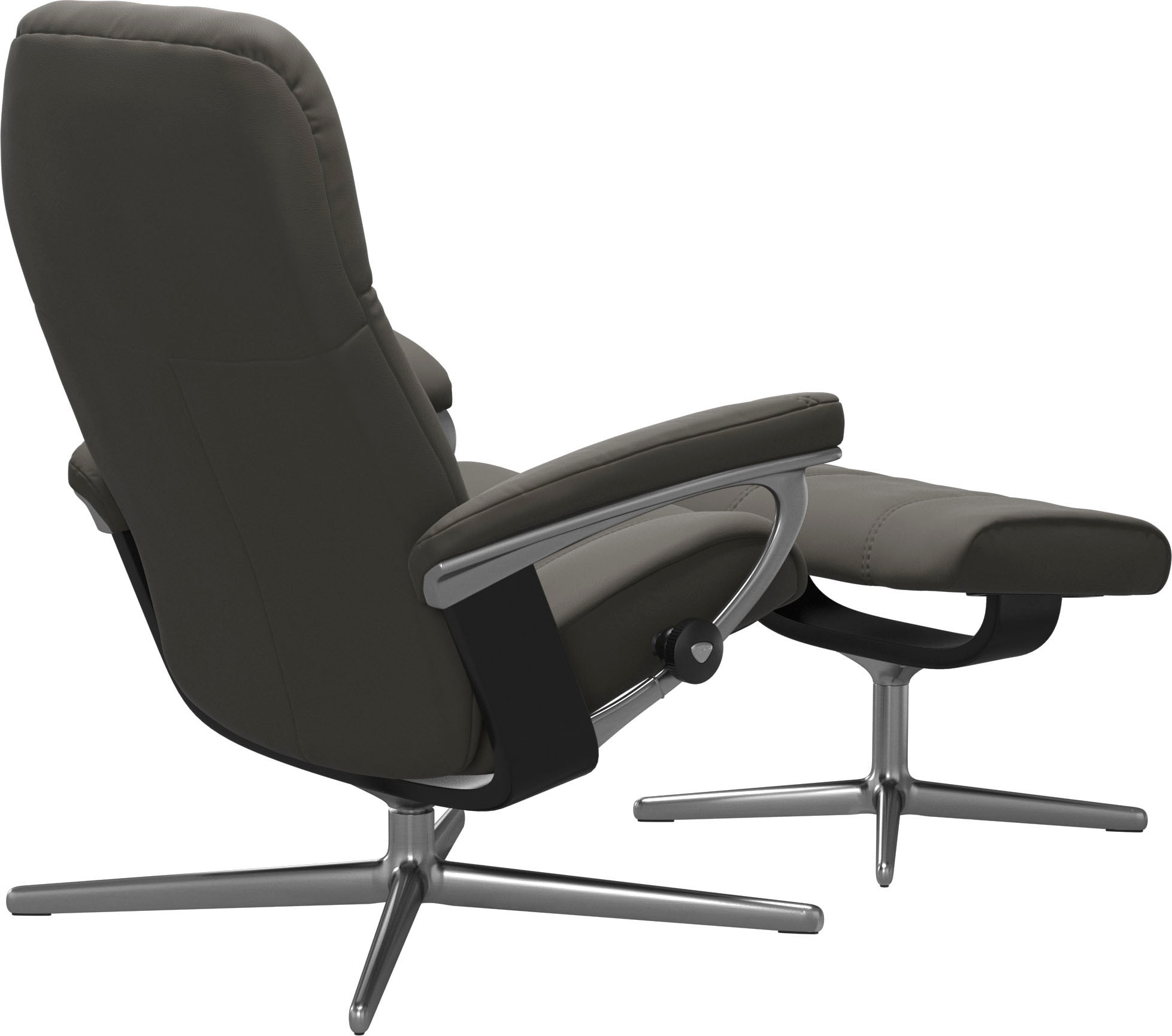 Stressless® Fußhocker »Consul«, mit Cross Base, Größe S, M & L, Holzakzent Schwarz
