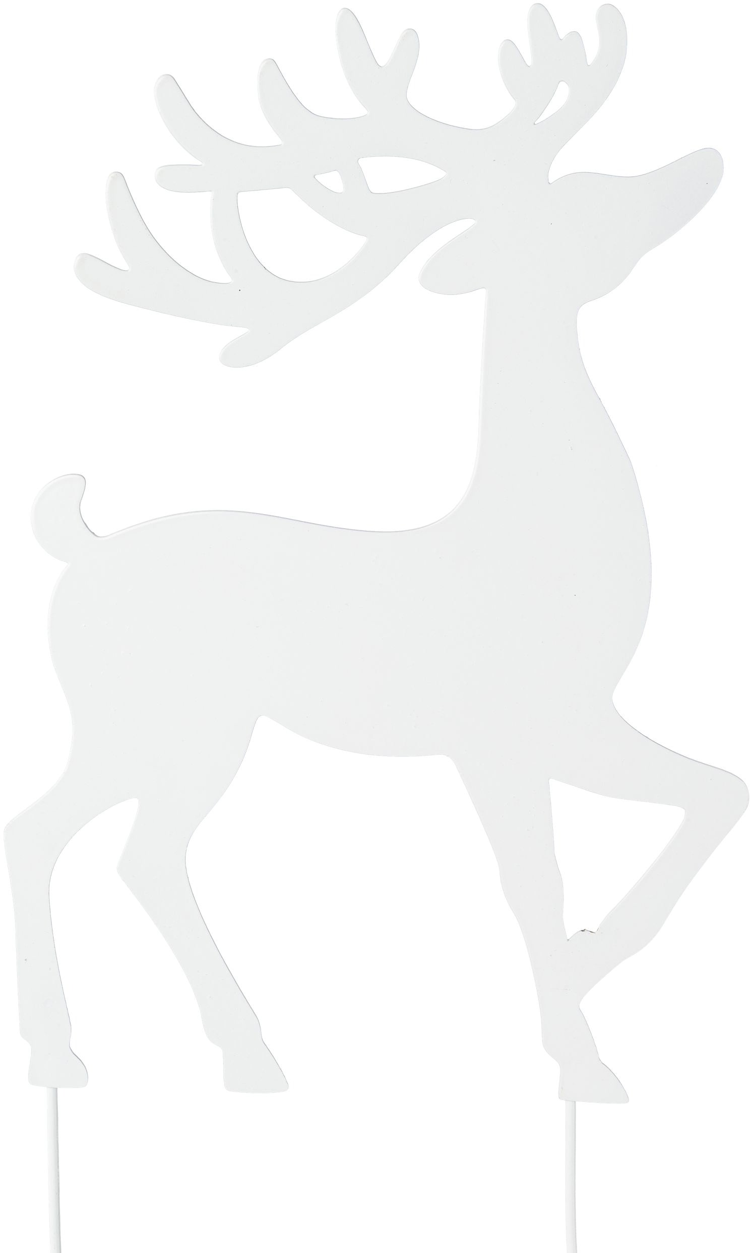 Creativ deco Weihnachtsfigur »Weihnachtsdeko«, (2 St.), Hirsch zum Stecken  kaufen bei OTTO | Dekofiguren