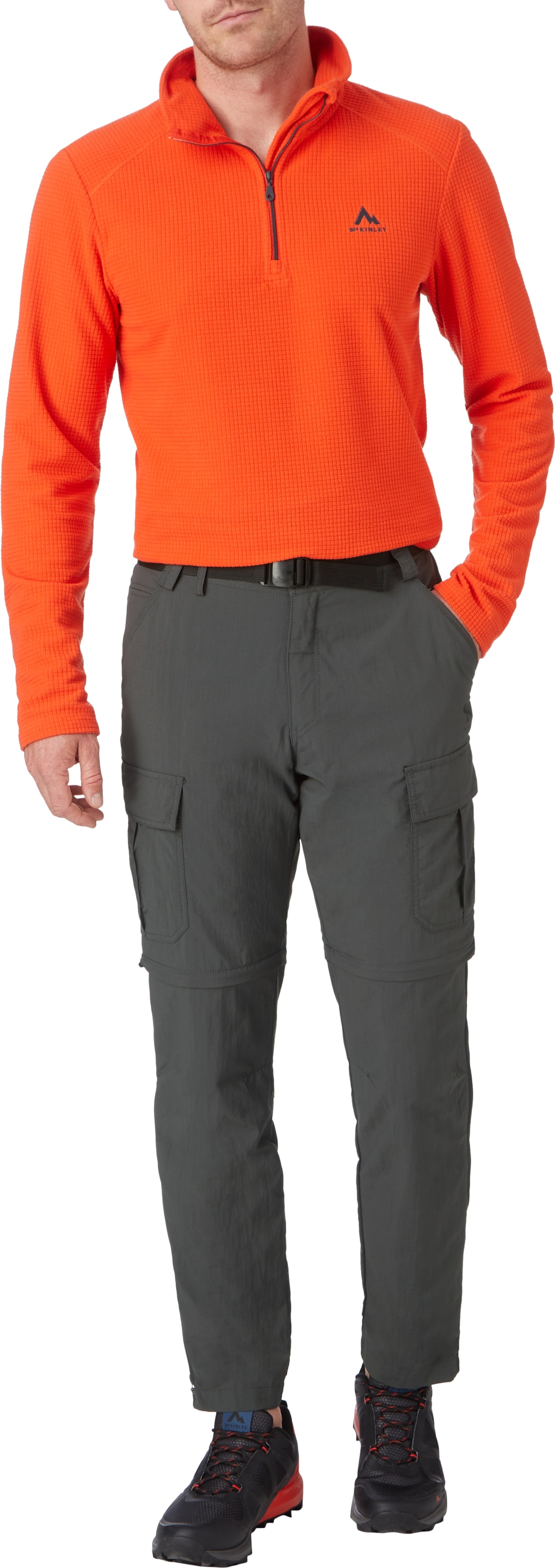 McKINLEY Outdoorhose »HE.-ABZIPPHOSE AMITE III MN«  mit abzippbaren Beinen, feuchtigkeitsableitend, schnelltrocknend