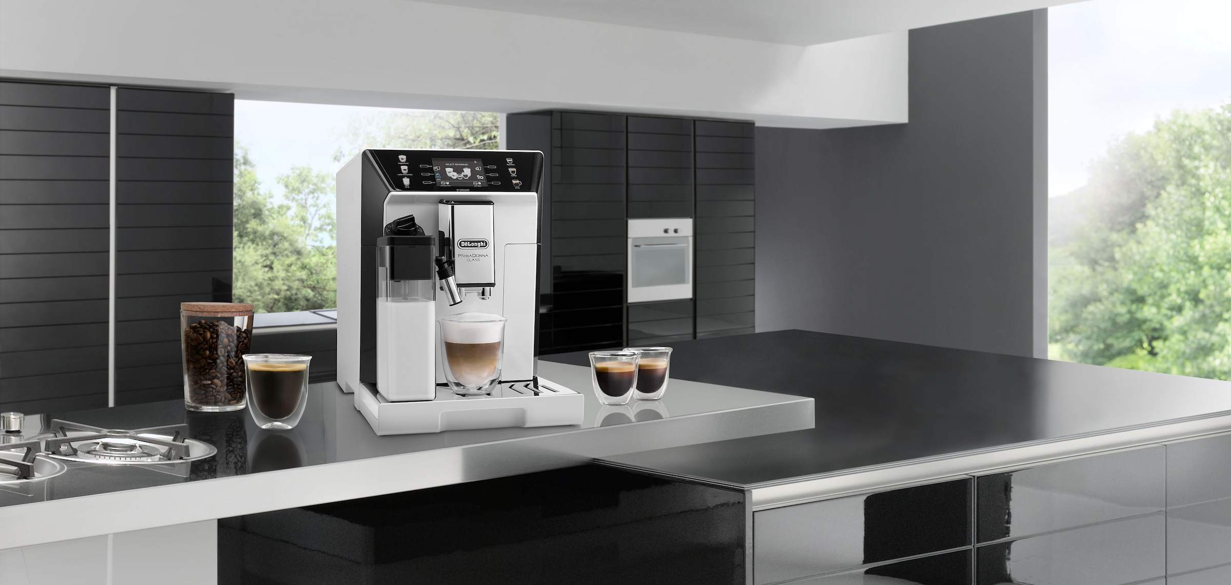 De'Longhi Kaffeevollautomat »PrimaDonna Class ECAM 550.65.W, weiß«