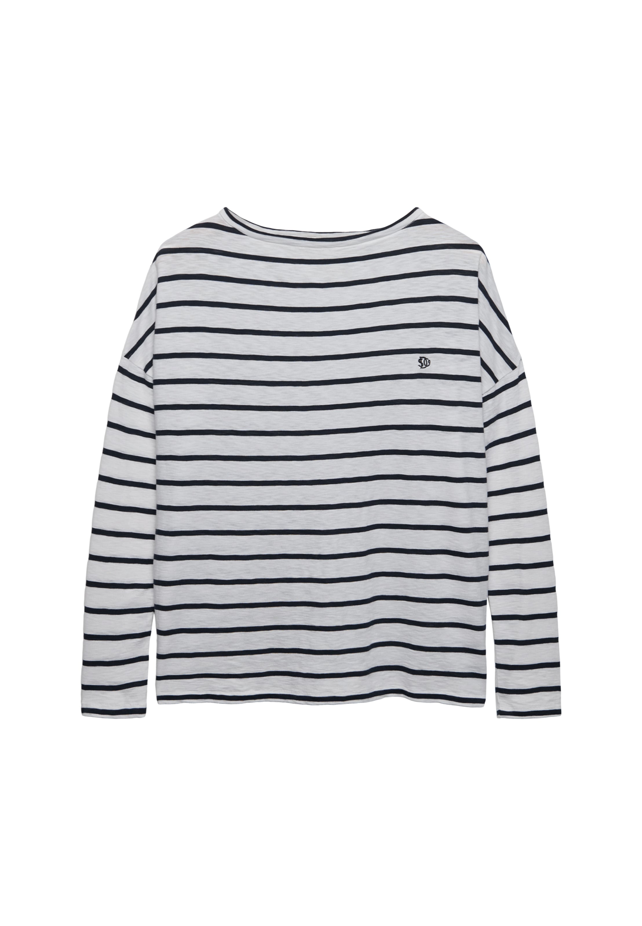 Superdry Langarmshirt »STUDIOS BOAT NECK SLUB LS TOP« Baumwollmischung, oversize
