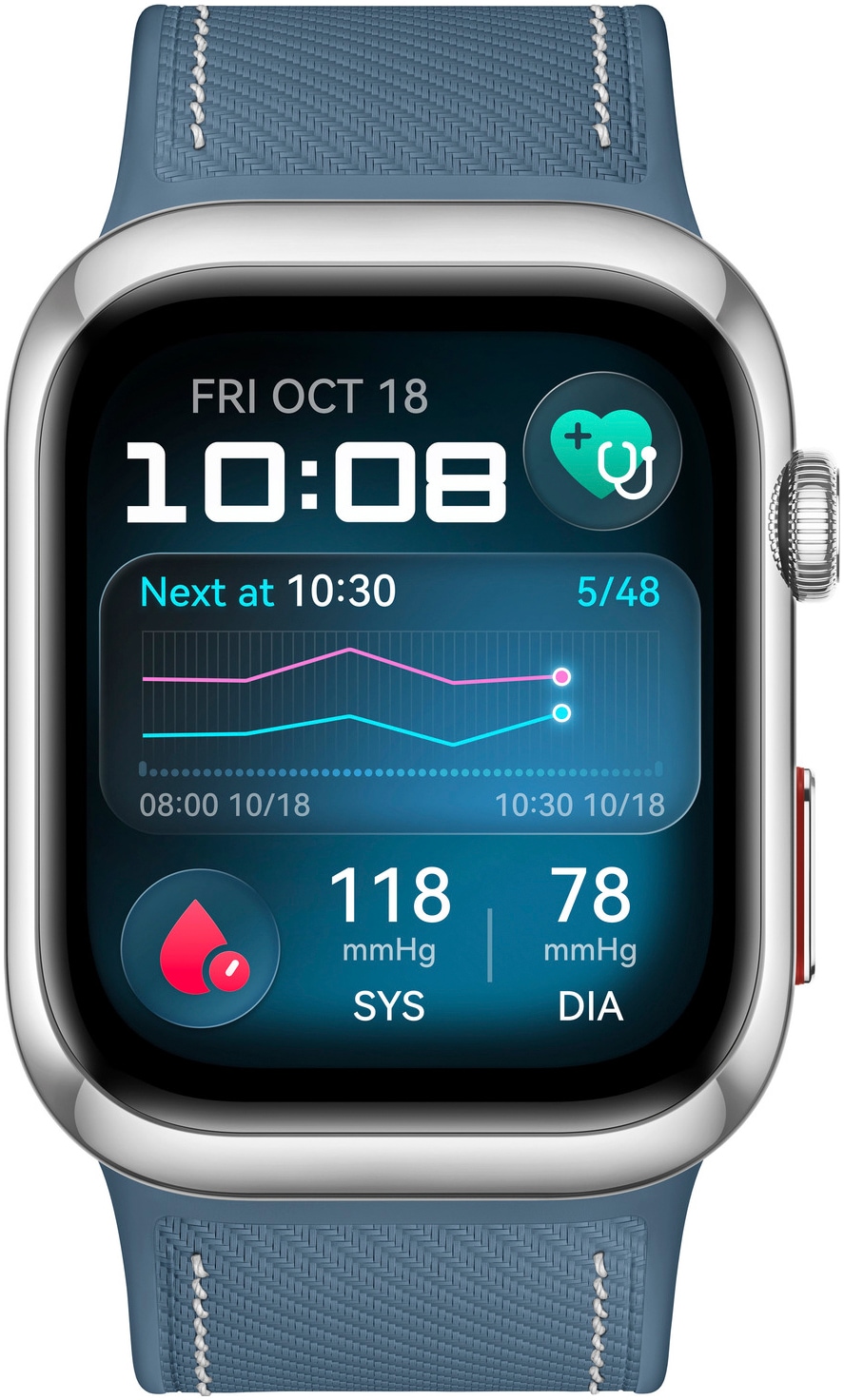 Huawei Smartwatch »Watch D2 Blutdruck«(/ 1,82 ″) Harmony OS