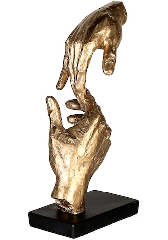 Casablanca by Gilde Dekofigur »Skulptur Two Hands, gold/schwarz«, (1 St.), Dekoobjekt,... kaufen