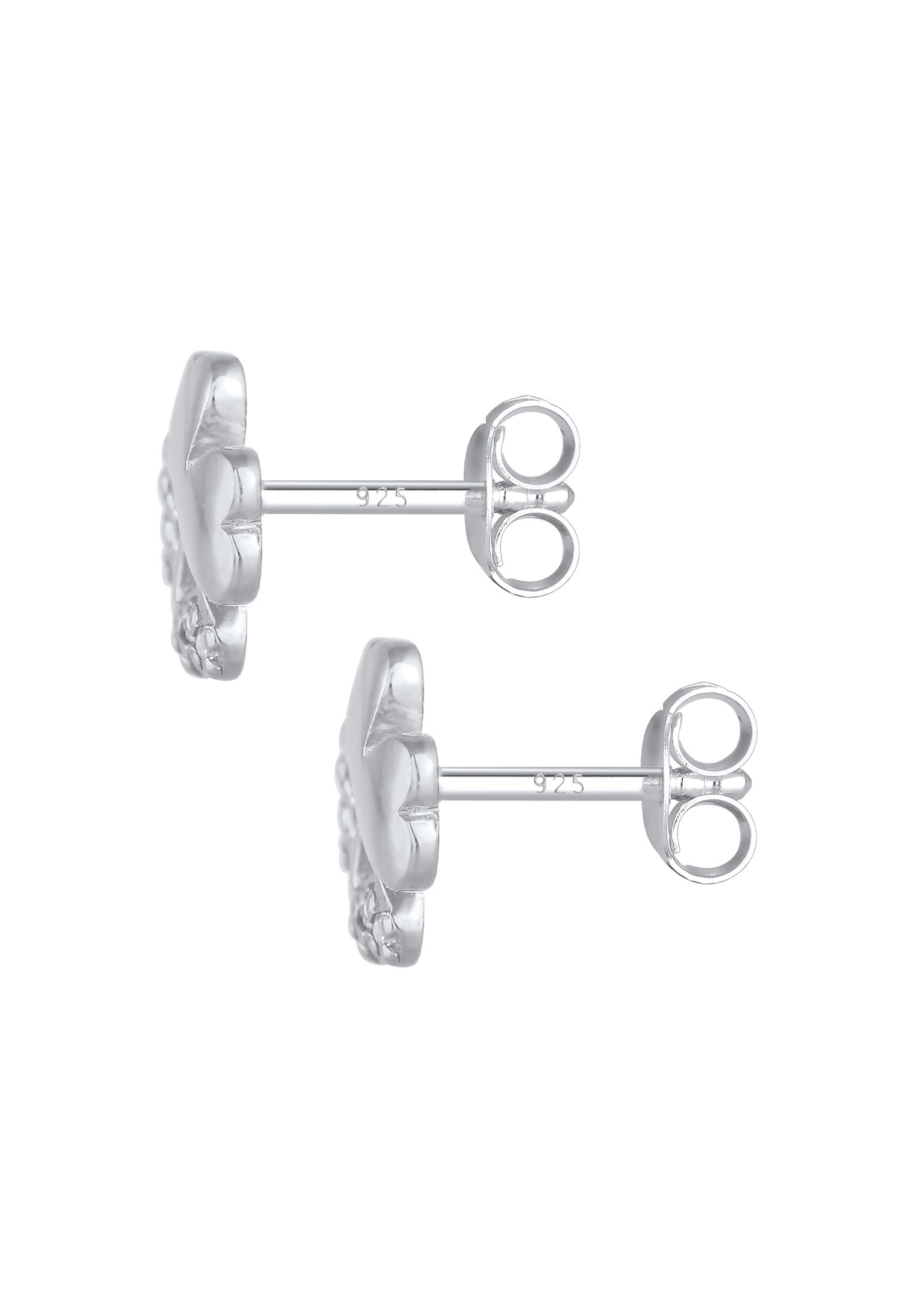 Elli Ohrring und Ketten Set »Schmuckset Kleeblatt Armband Ohrstecker Set (2 tlg) 925 Silber«