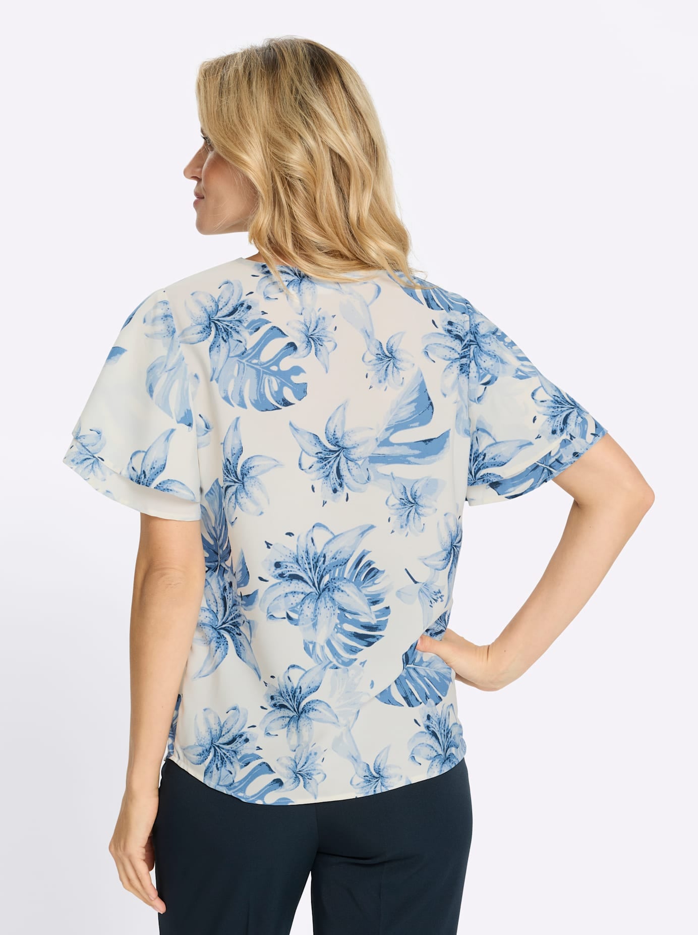 Classic Basics Druckbluse