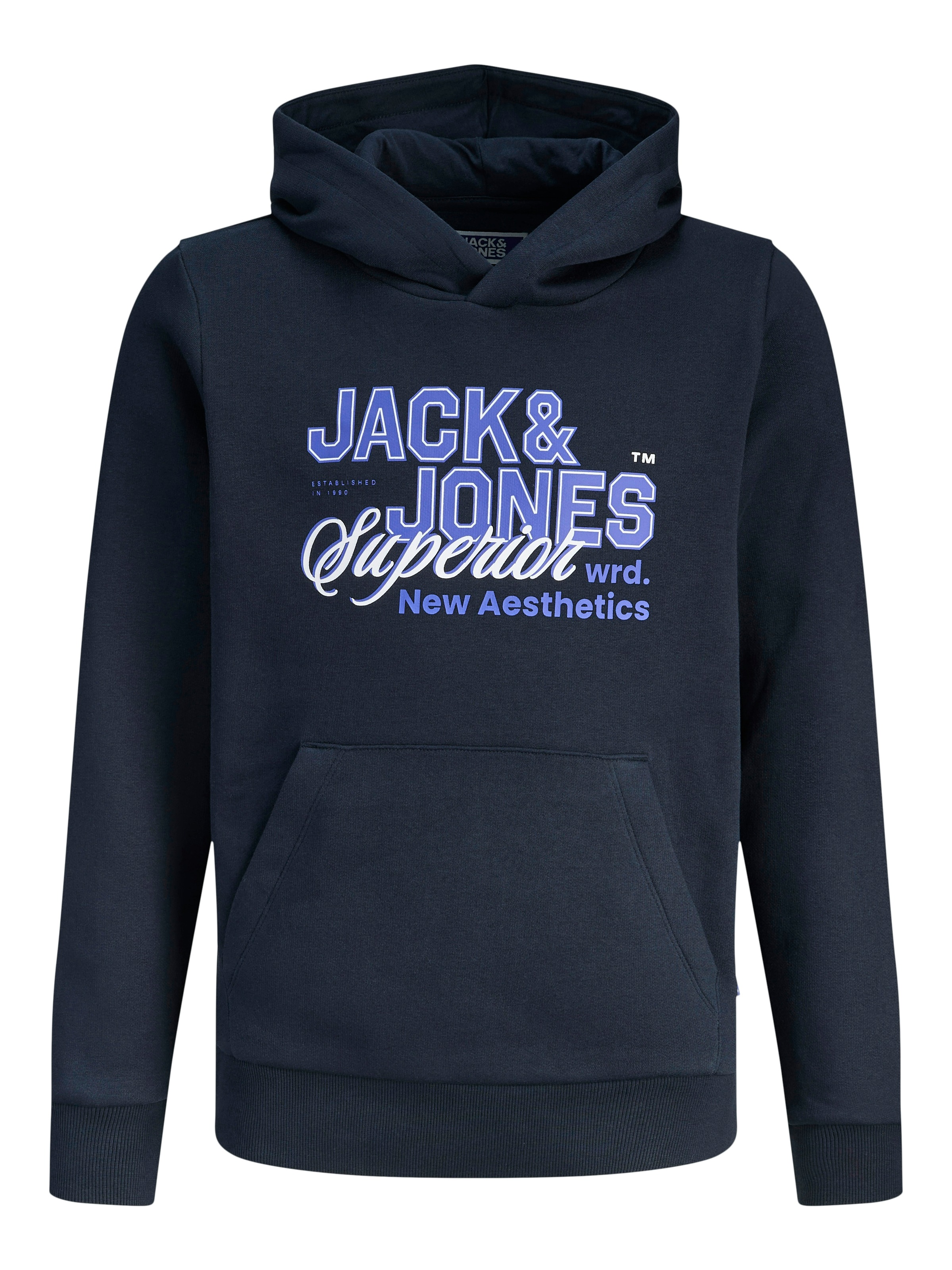 Jack & Jones Junior Kapuzensweatshirt »JJELOGO SWEAT HOOD 2 COL AW25 NOOS JNR«
