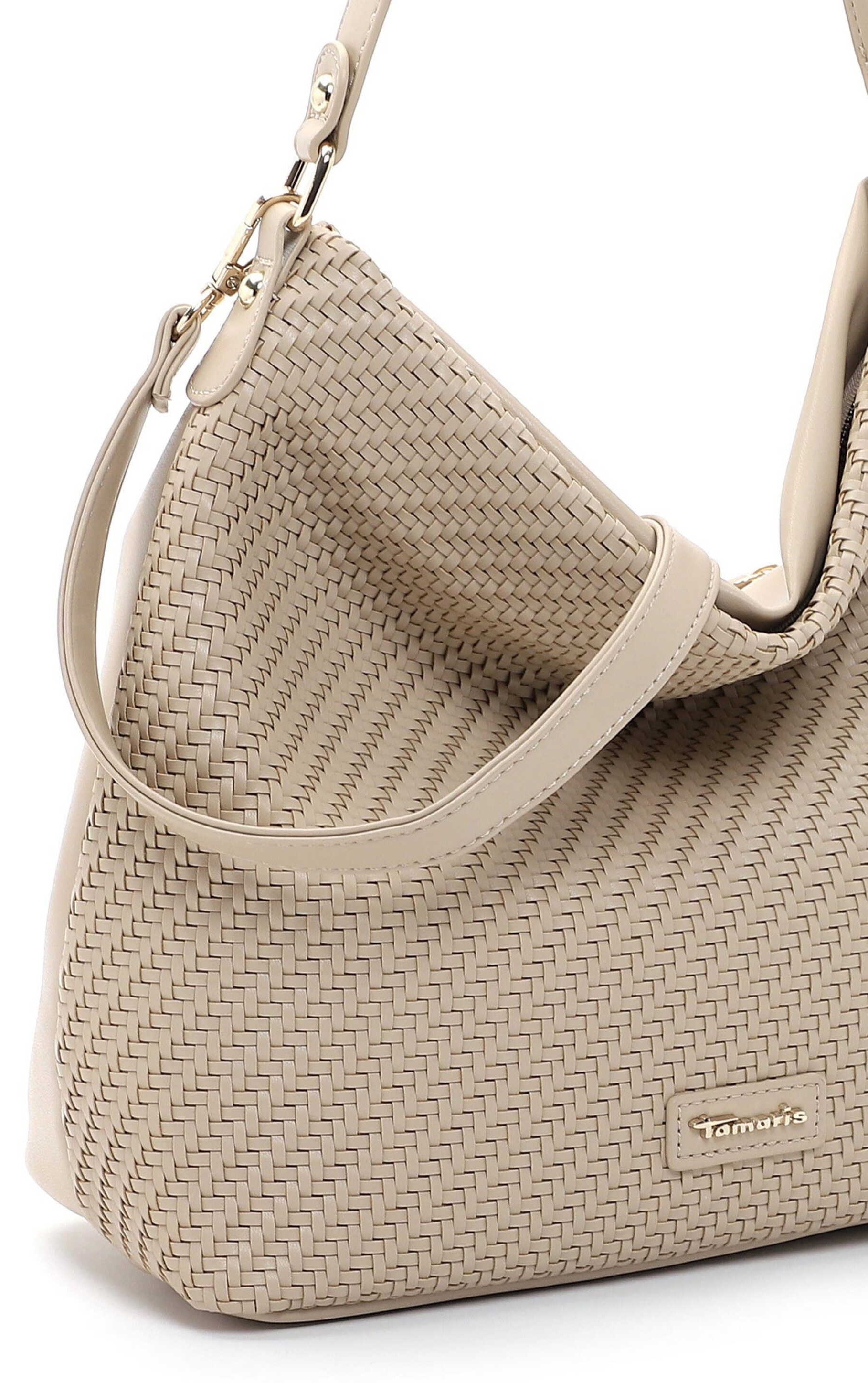 Tamaris Hobo »Leila«, in modischer Flecht Optik