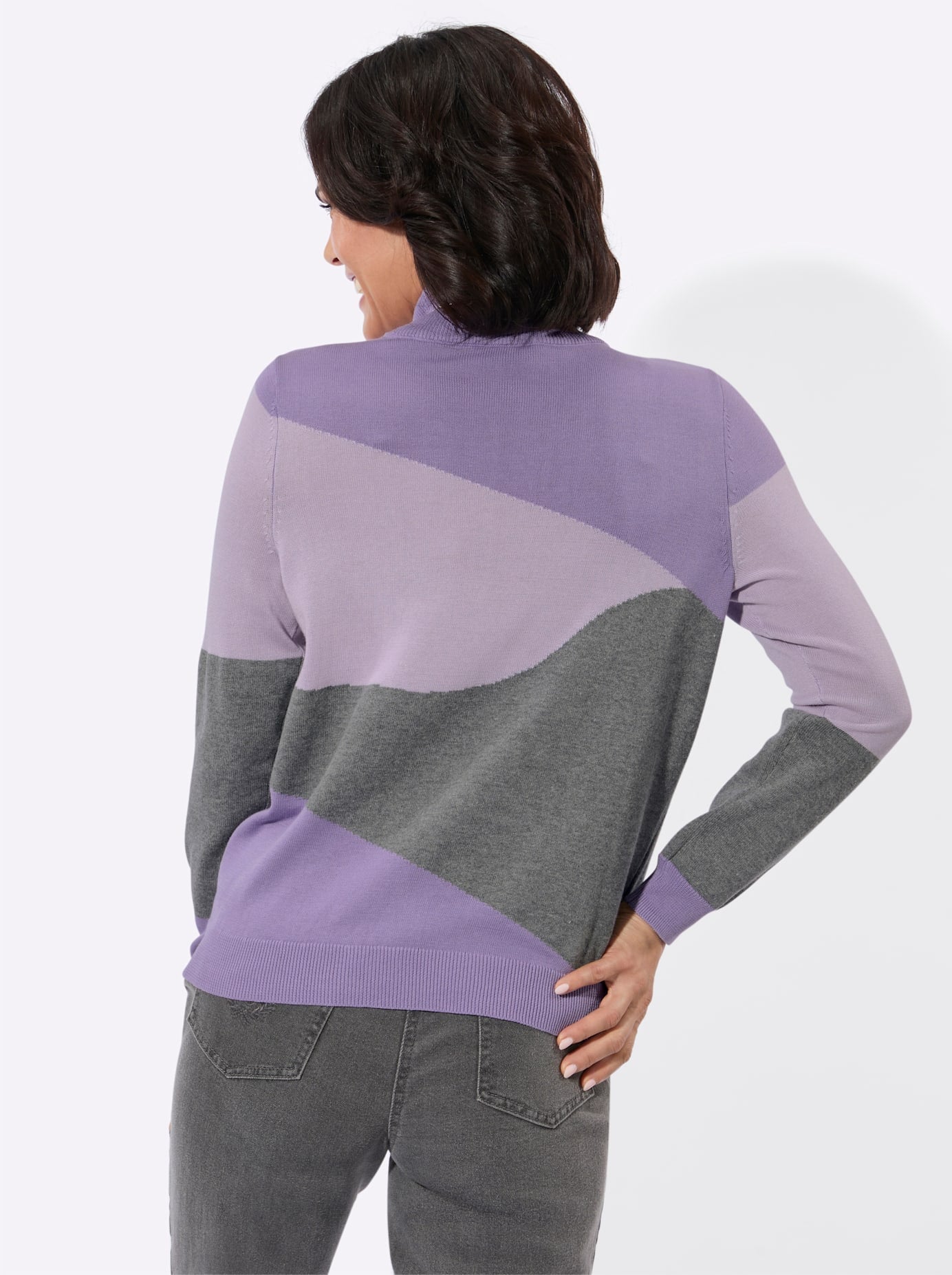 Casual Looks Strickpullover »Stehkragen-Pullover«
