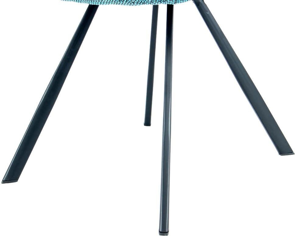 Kayoom Stuhl »Josephine 325 2er-Set , zeitloses Design, mit geometrischer Aussparung« (Set) 2 Stk.pflegeleicht, schlicht, weiche Polsterung für angenehmes Sitzgefühl