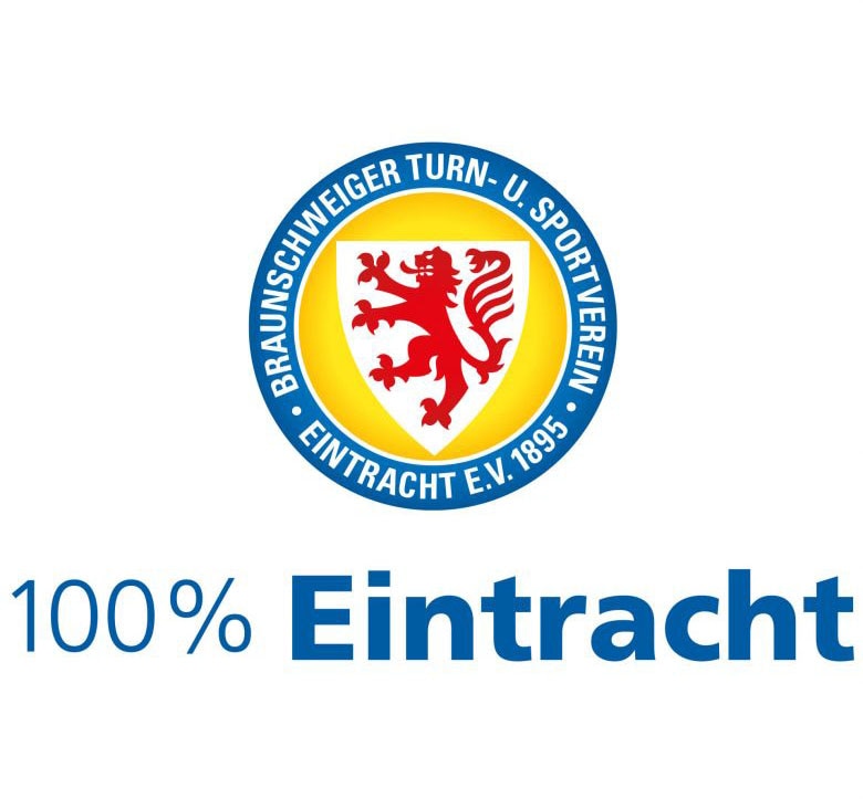 Wandtattoo »Eintracht Braunschweig 100%«, (1 St.), selbstklebend, entfernbar