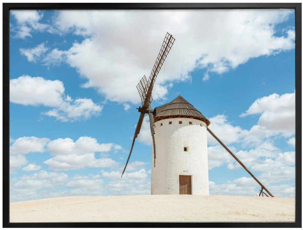 Wall-Art Poster St.), Poster, Wandposter Gebäude, Bild, Spanien«, (1 Quijote Wandbild, Online Shop Don OTTO im »Windmühlen