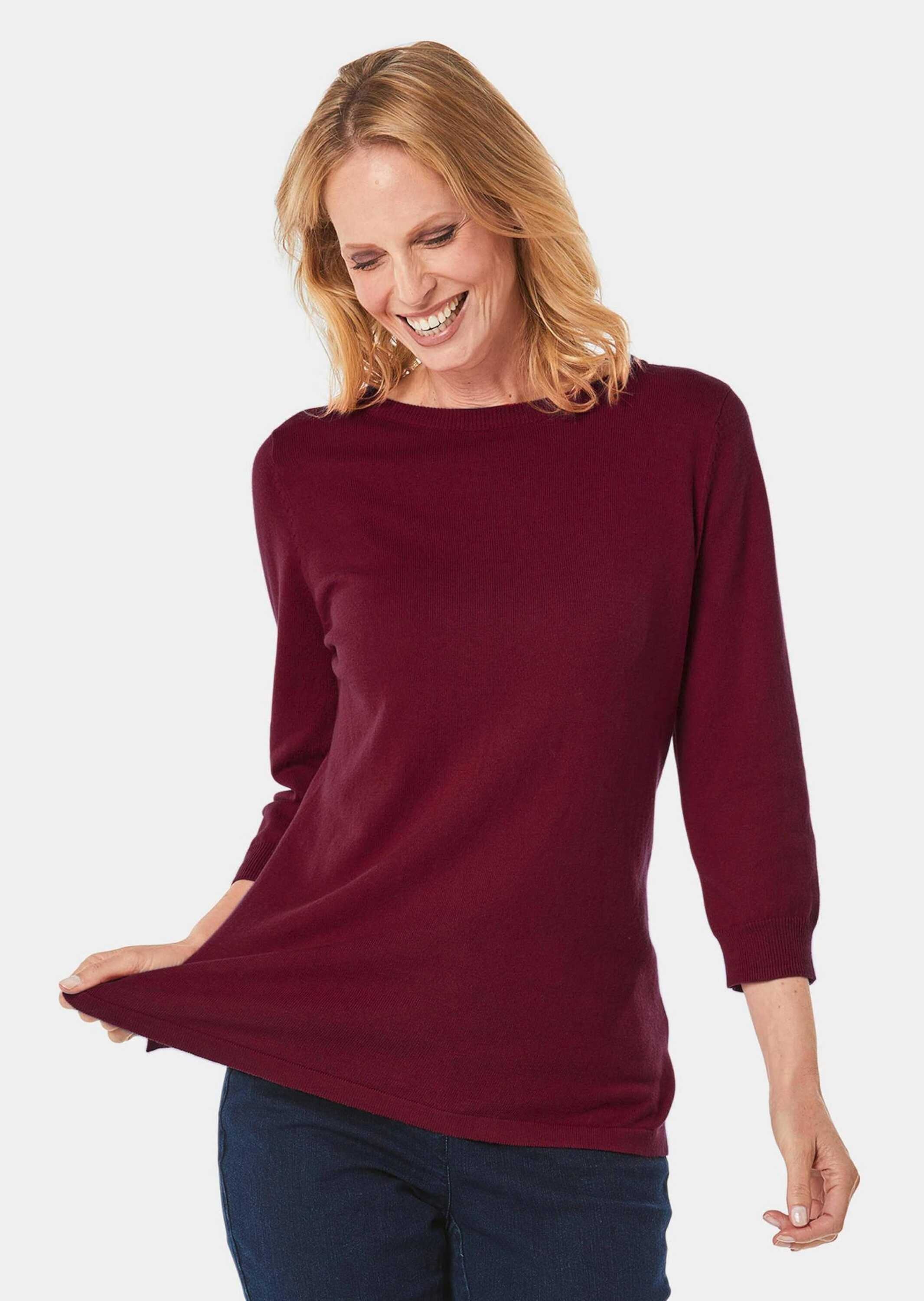 GOLDNER Strickpullover »Pullover aus hochwertigem Garn«