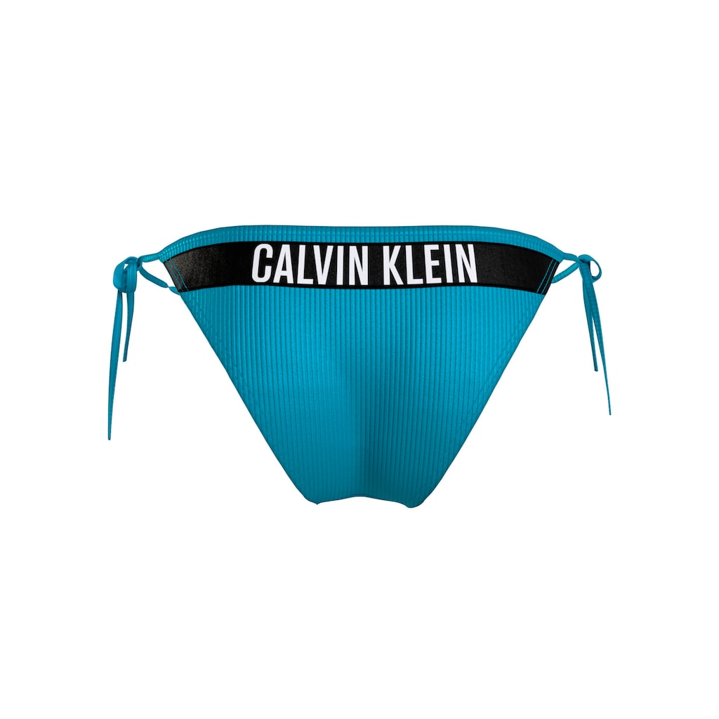 Calvin Klein Swimwear Bikini-Hose »STRING SIDE TIE«, mit Markenlabel