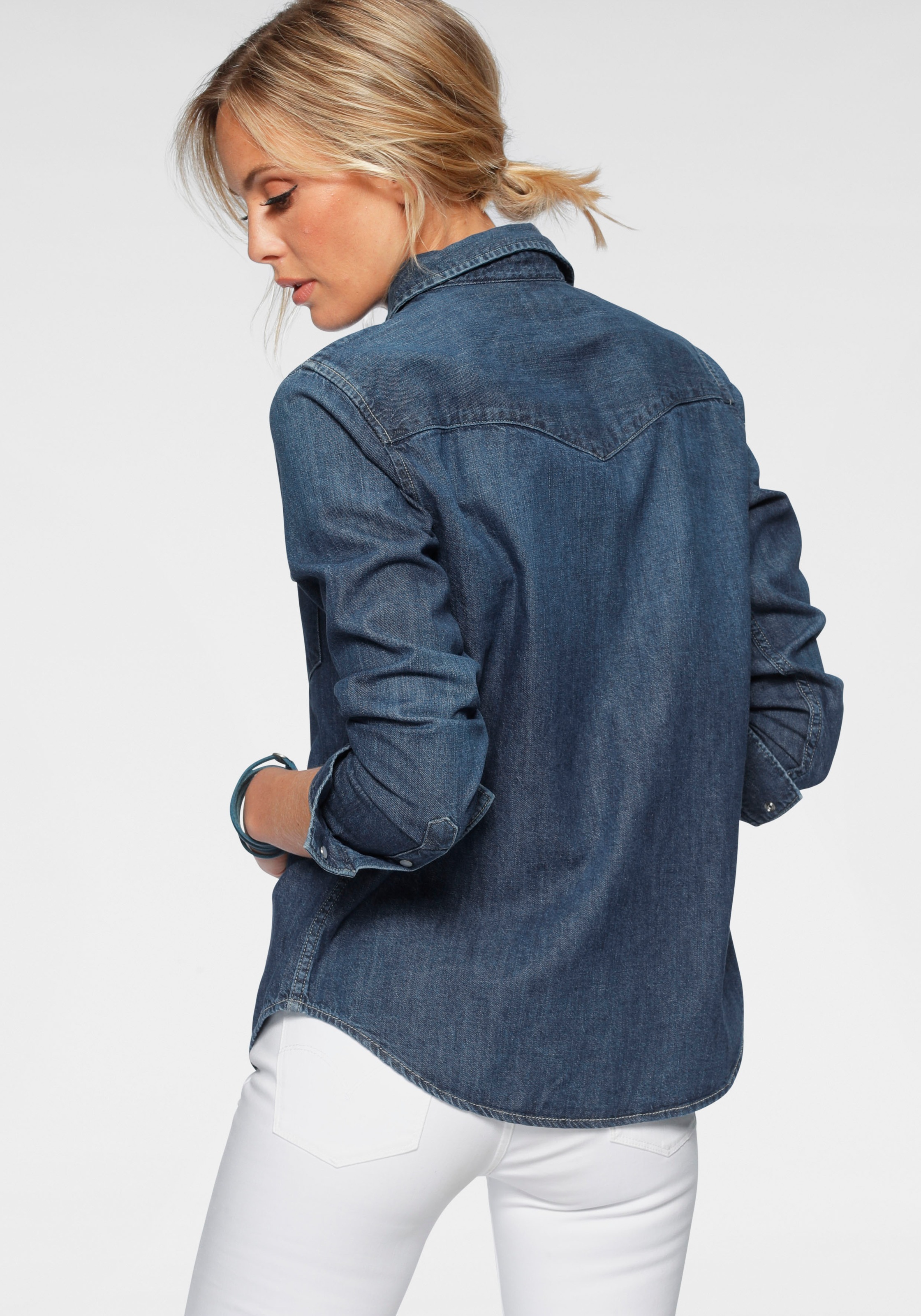 Levi\'s® Jeansbluse »ESSENTIAL WESTERN«, mit Brusttaschen mit Druckknöpfen  kaufen im OTTO Online Shop | Blusen