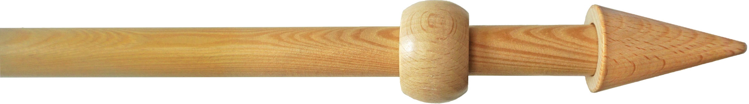 GARESA Gardinenstange »Verena« 1 läufig-läufig Fixmaß Fixlänge 200 cm, mit Ringe