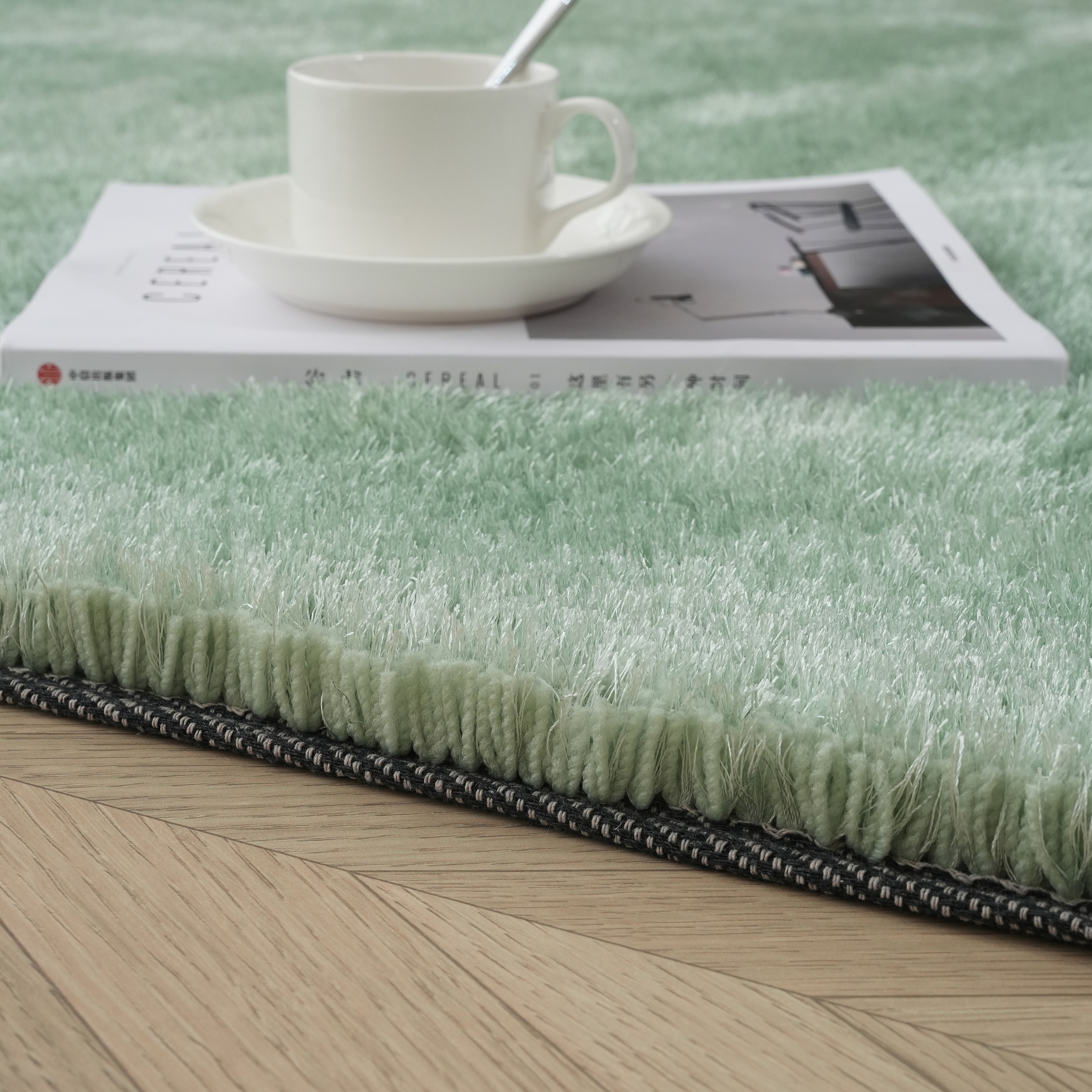 Bruno Banani Teppich »Dana Teppich, besonders weich und kuschelig, Kundenliebling«, rechteckig, 30 mm Höhe, uni, Mikrofaser Teppiche, Wohnzimmer, Schlafzimmer, Esszimmer
