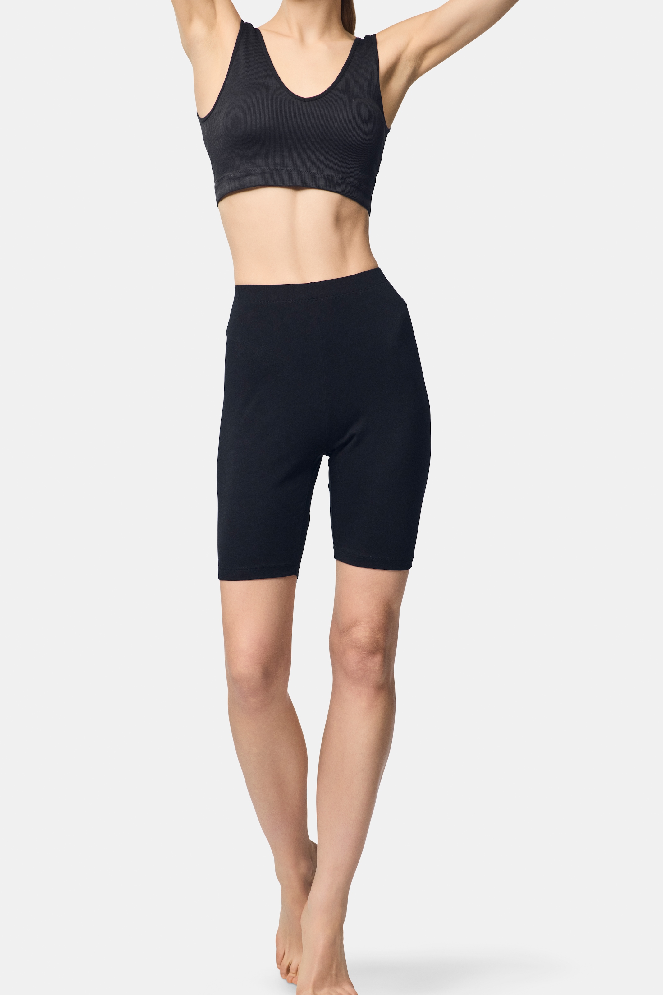 pieces Shorts »PCAMELIA SHORTS 2-PACK NOOS BC«, (Packung, 2 tlg.)
